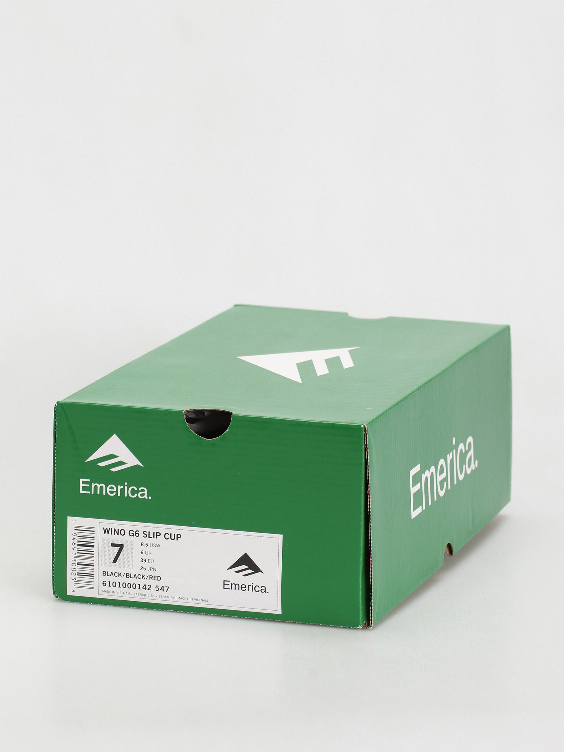 Emerica Wino G6 Slip Cup Cipők (black/black/red)
