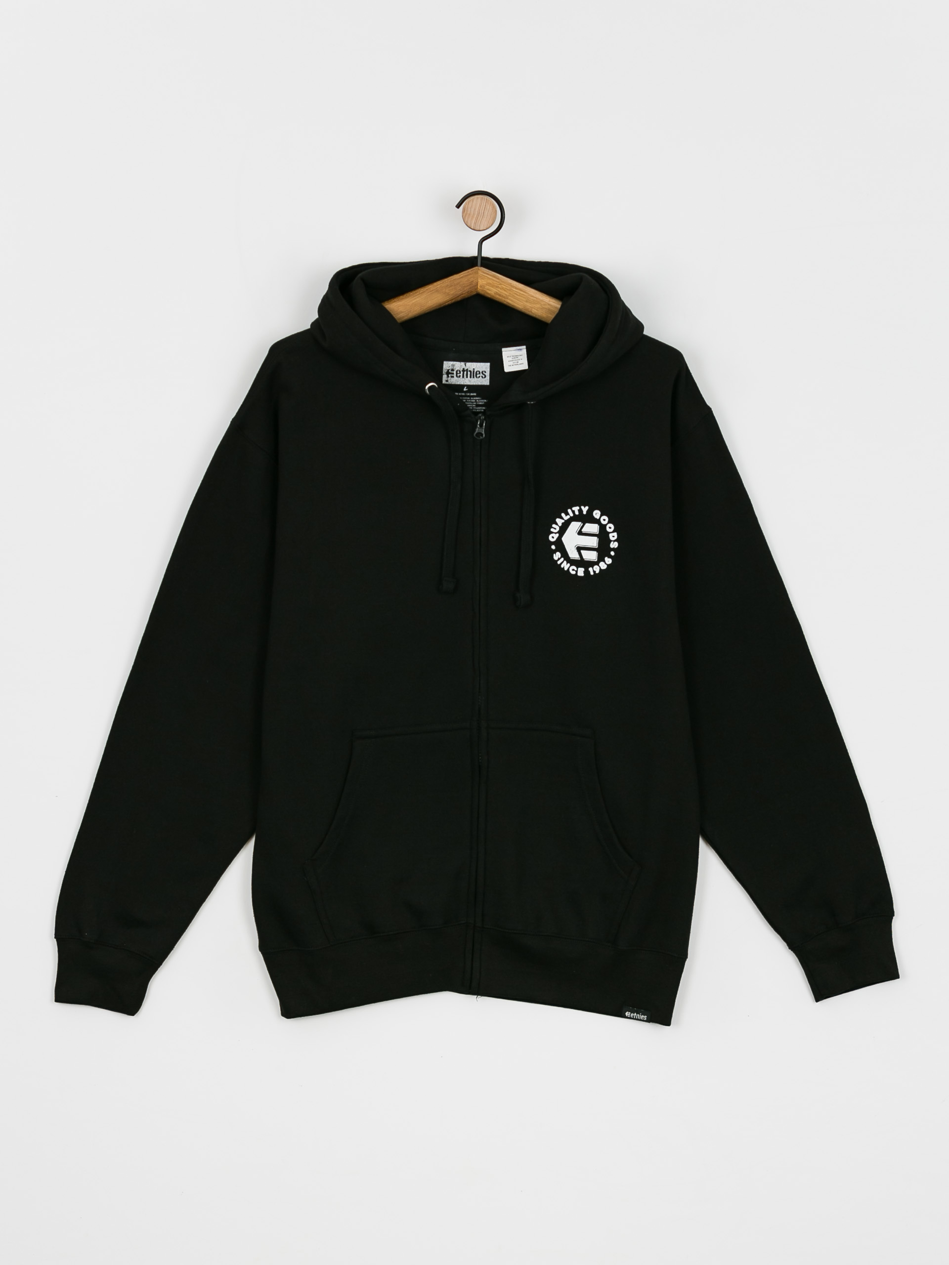 Etnies Since 1986 Zip Kapucnis pulóver (black/white)