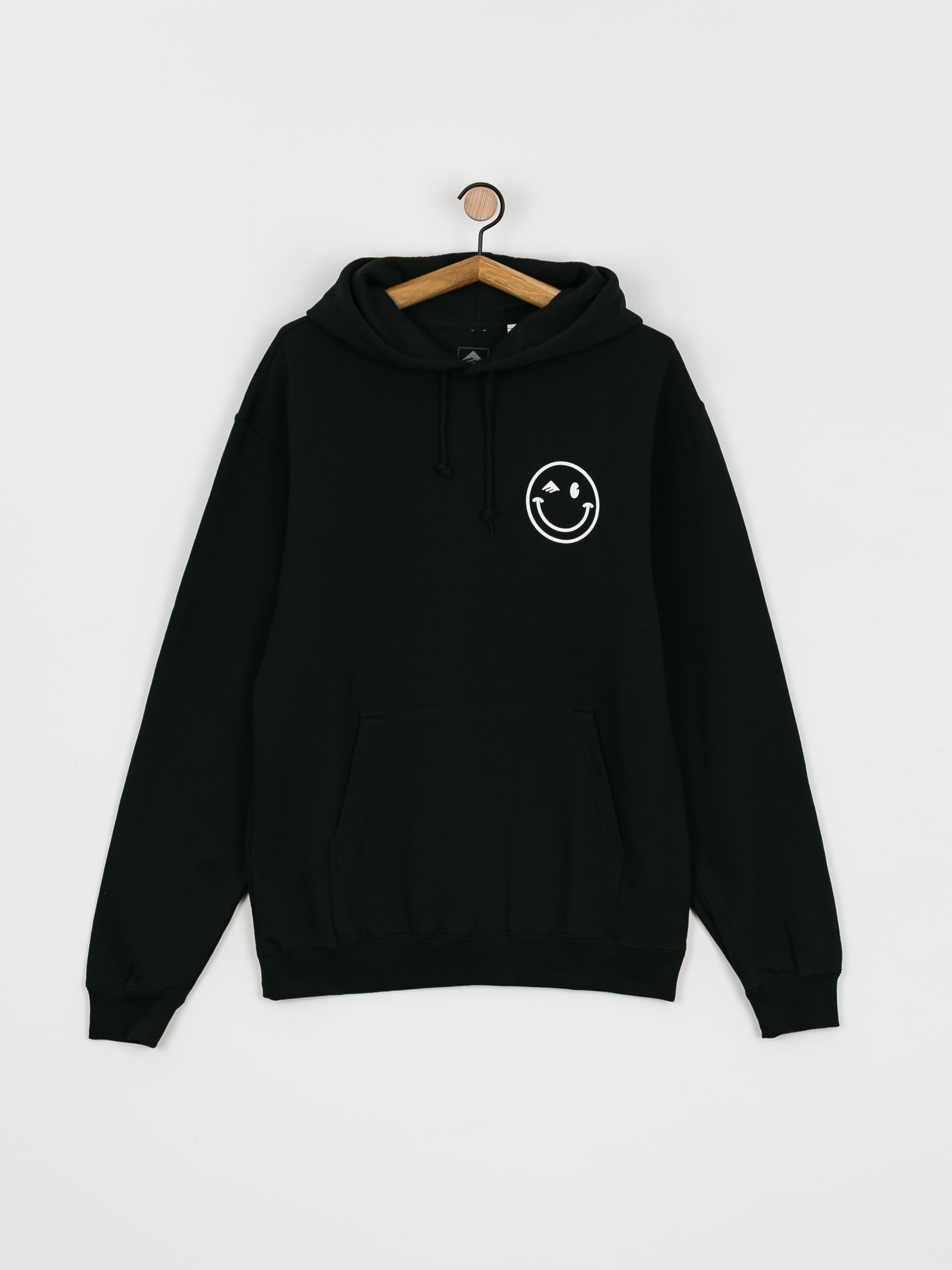 Emerica Happy Face Kapucnis pulóver (black)