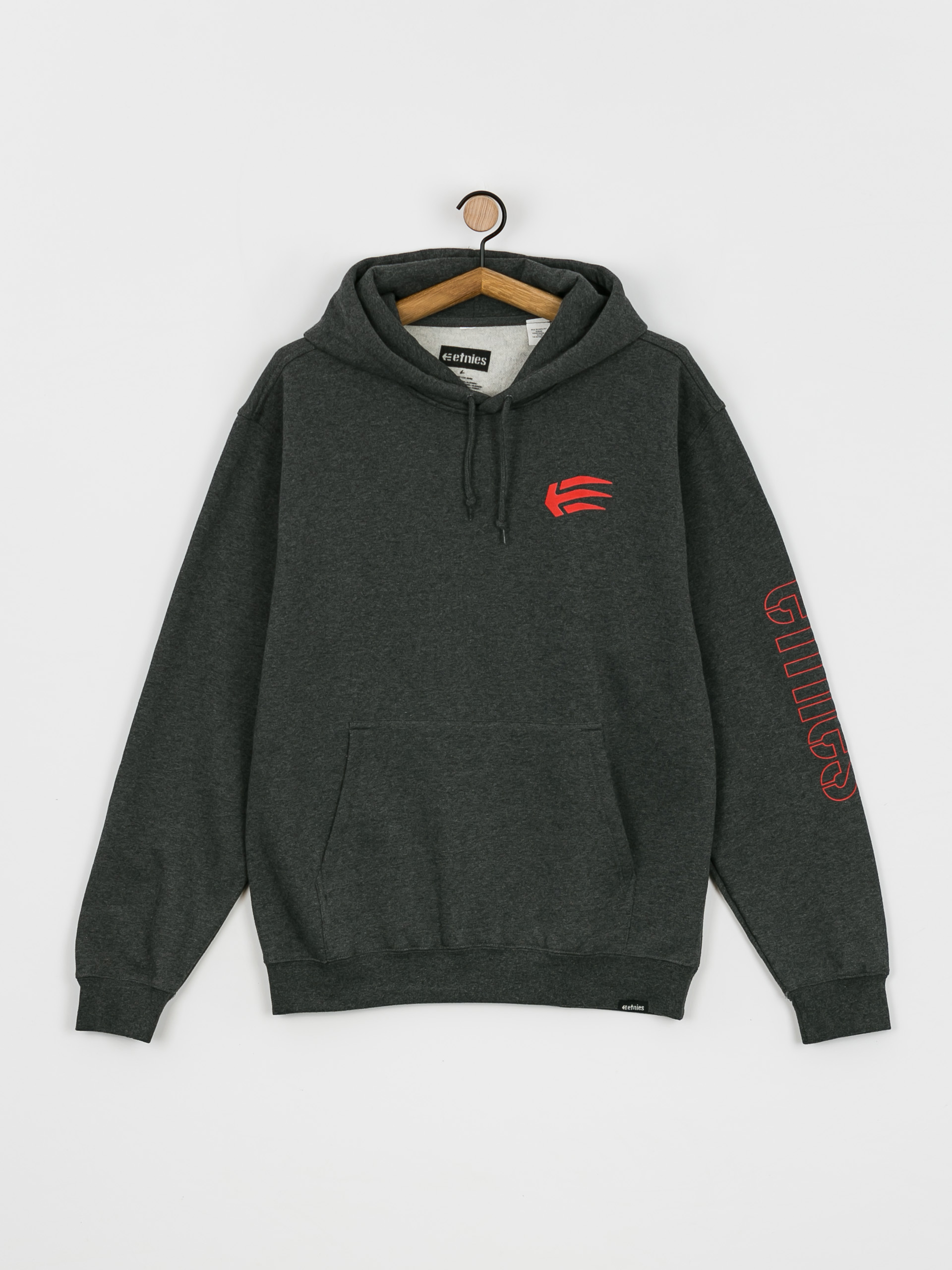 Etnies Joslin HD Kapucnis pulóver (grey/red)