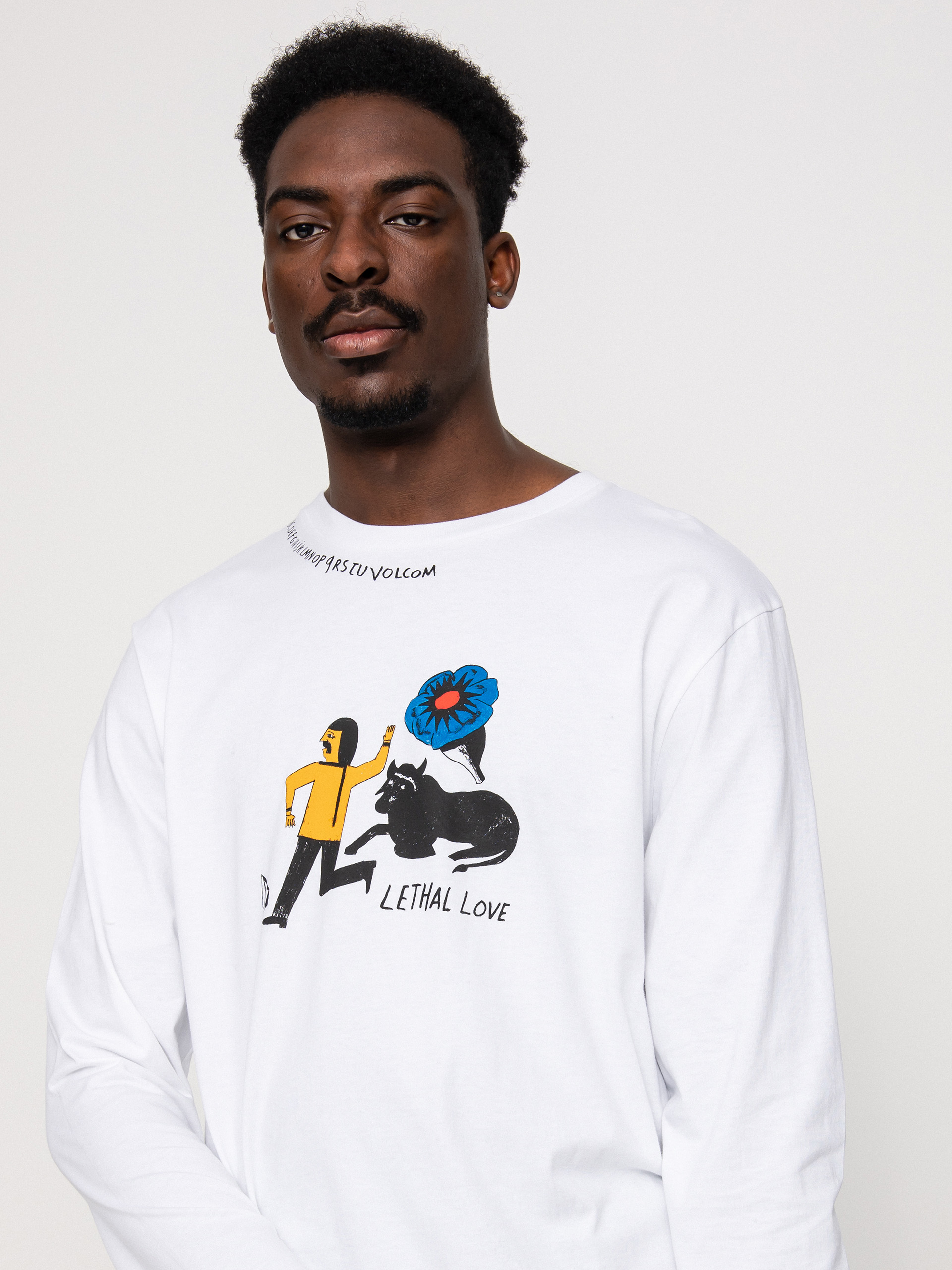 Volcom Fa Bob Mollema Hosszú ujjú felső (white)