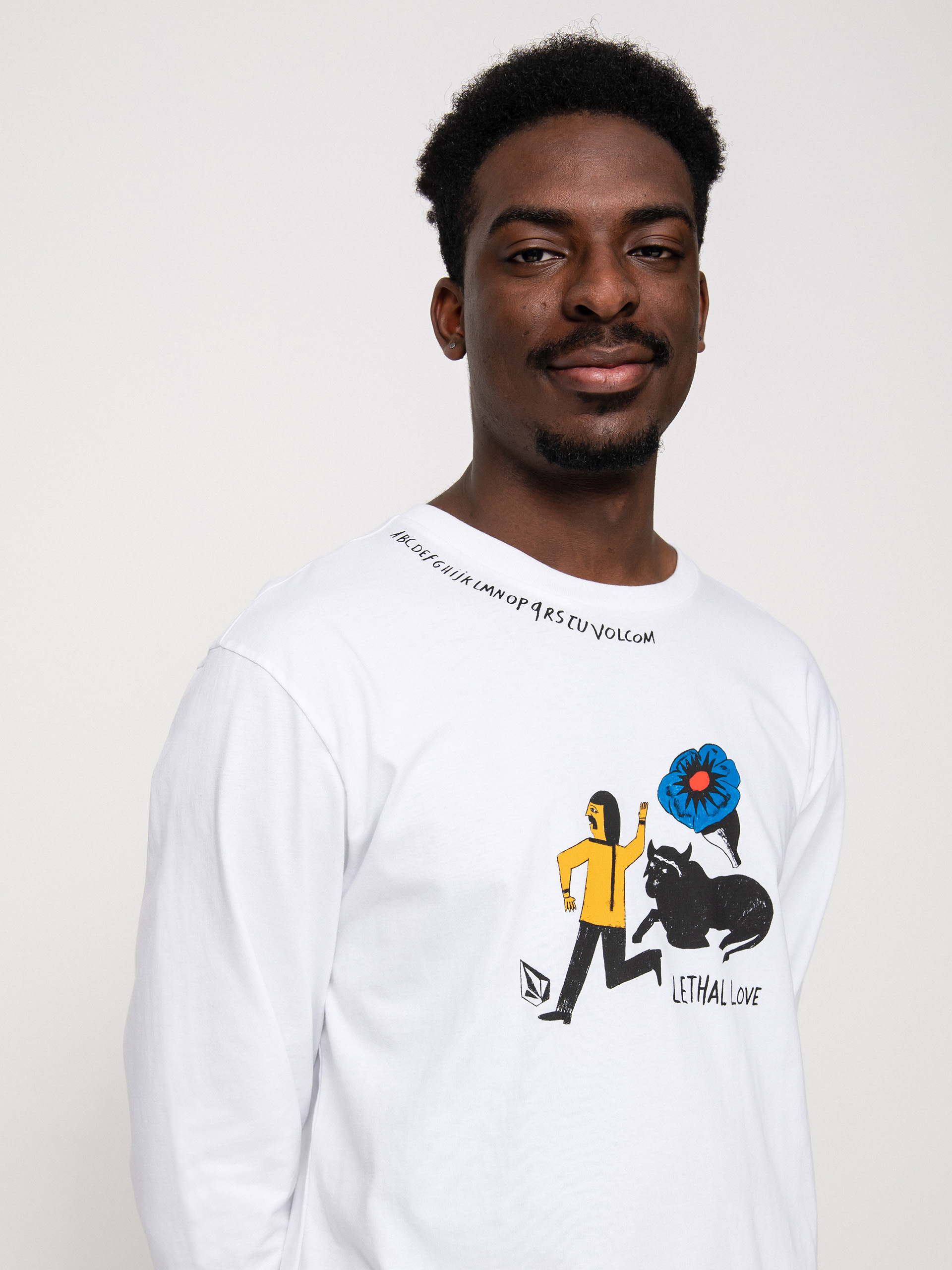 Volcom Fa Bob Mollema Hosszú ujjú felső (white)