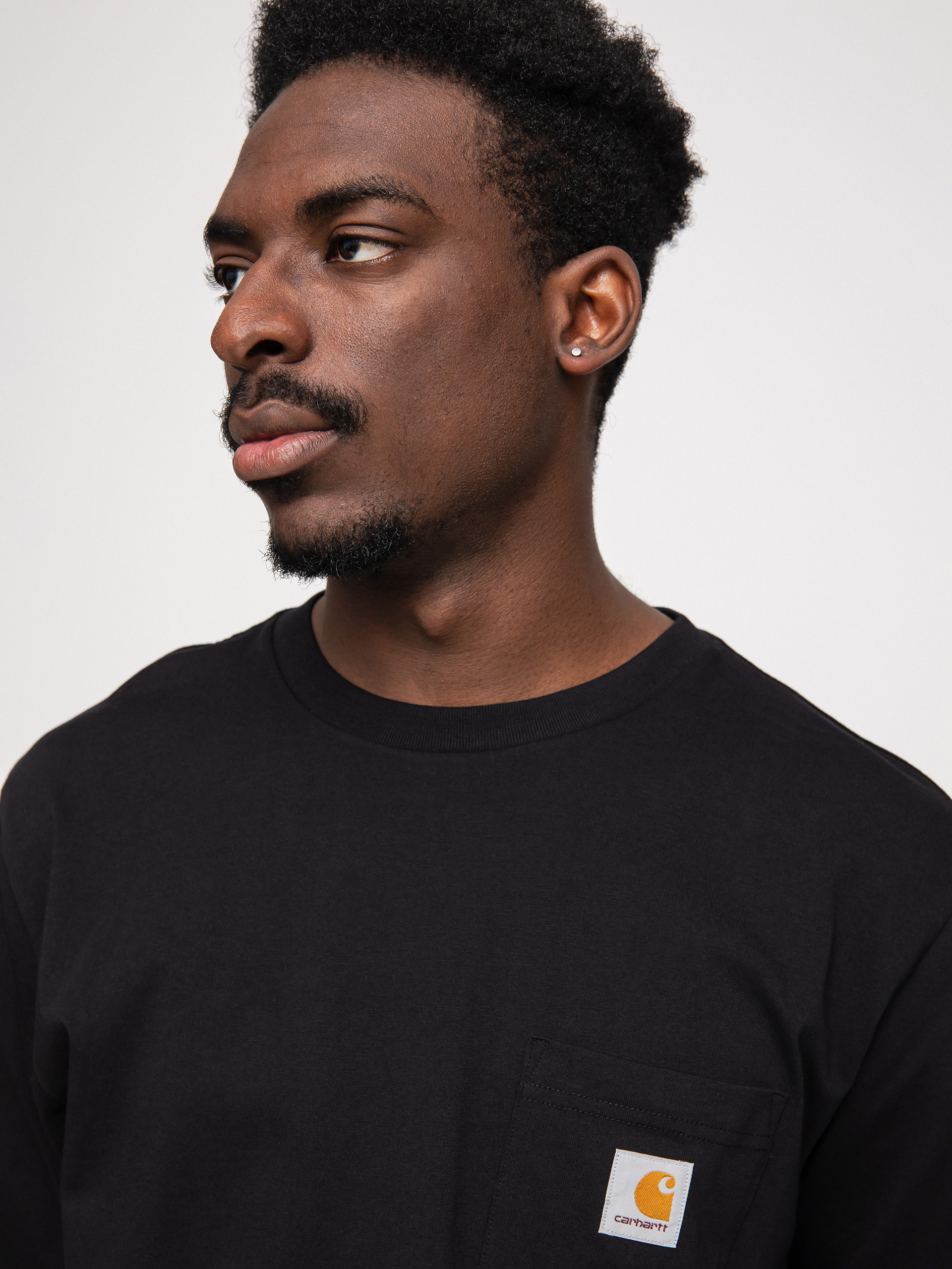 Carhartt WIP Pocket Hosszú ujjú felső (black)