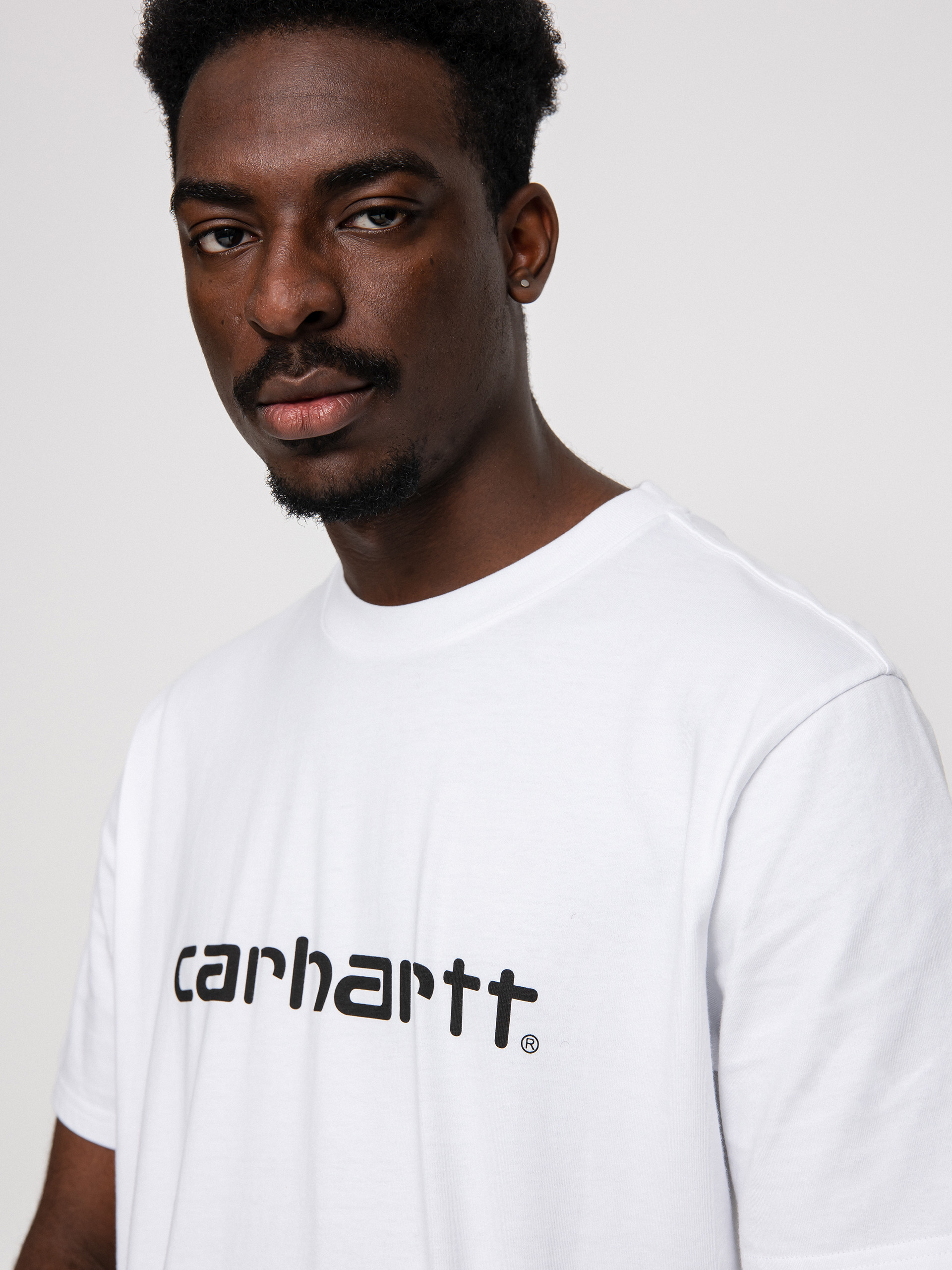 Carhartt WIP Script Póló (white/black)