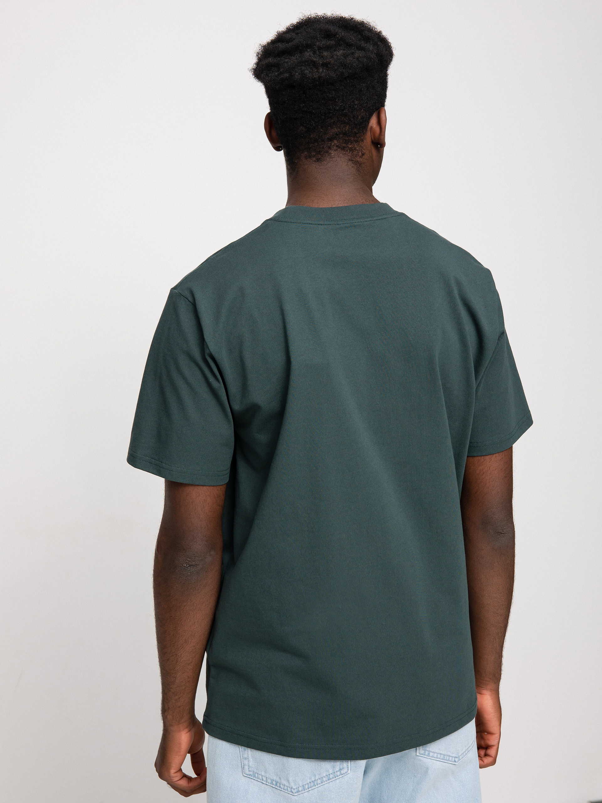 Carhartt WIP University póló (juniper/white)