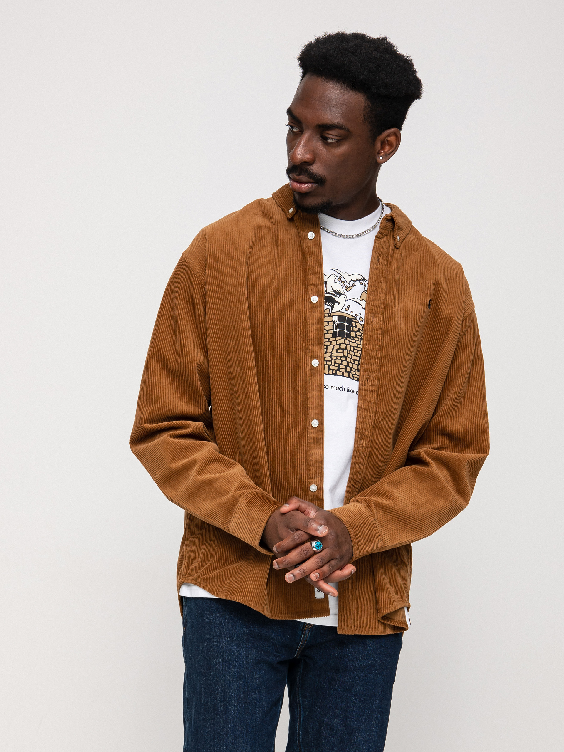 Carhartt WIP Madison Cord Ing (hamilton brown/black)