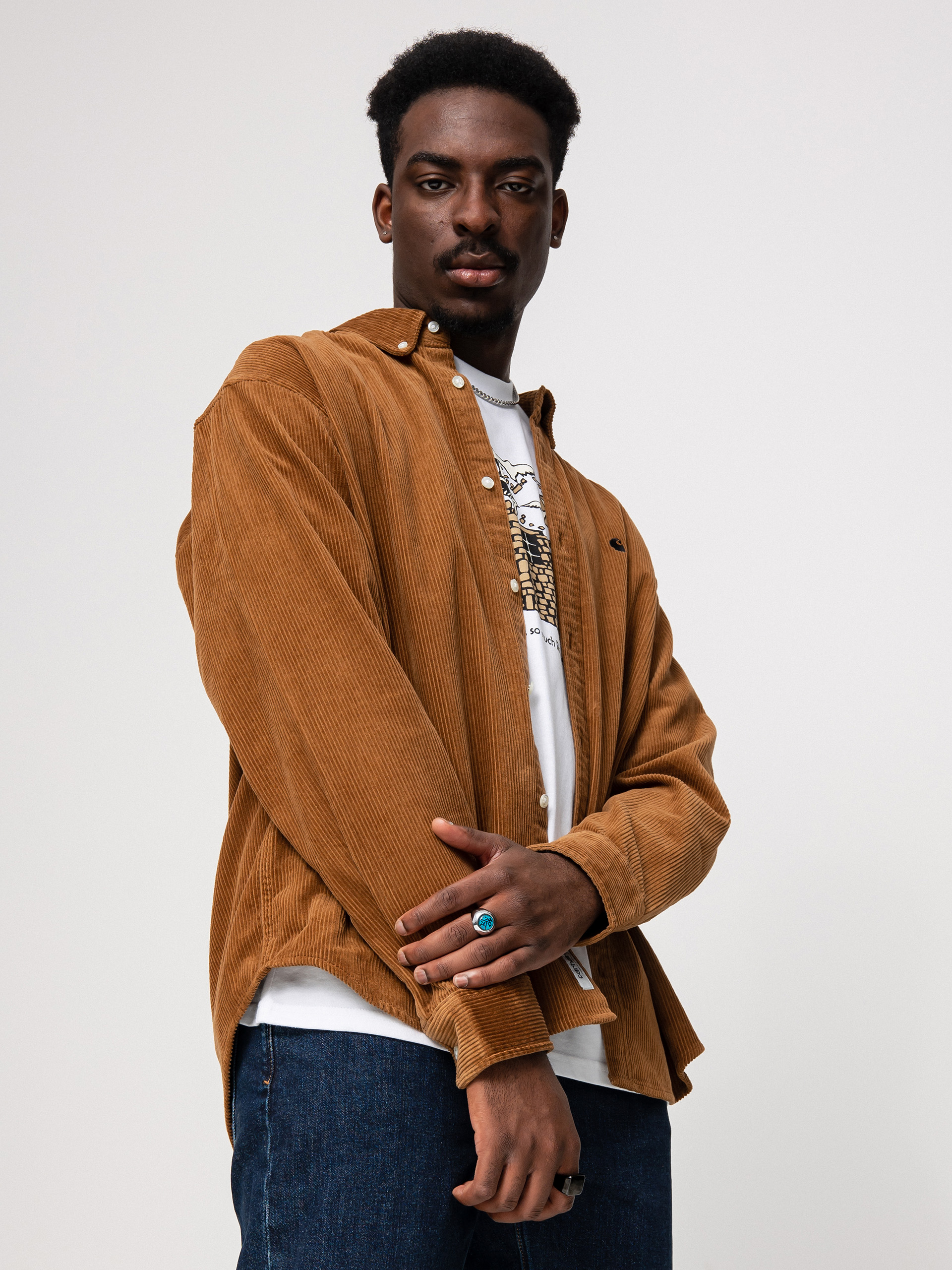 Carhartt WIP Madison Cord Ing (hamilton brown/black)