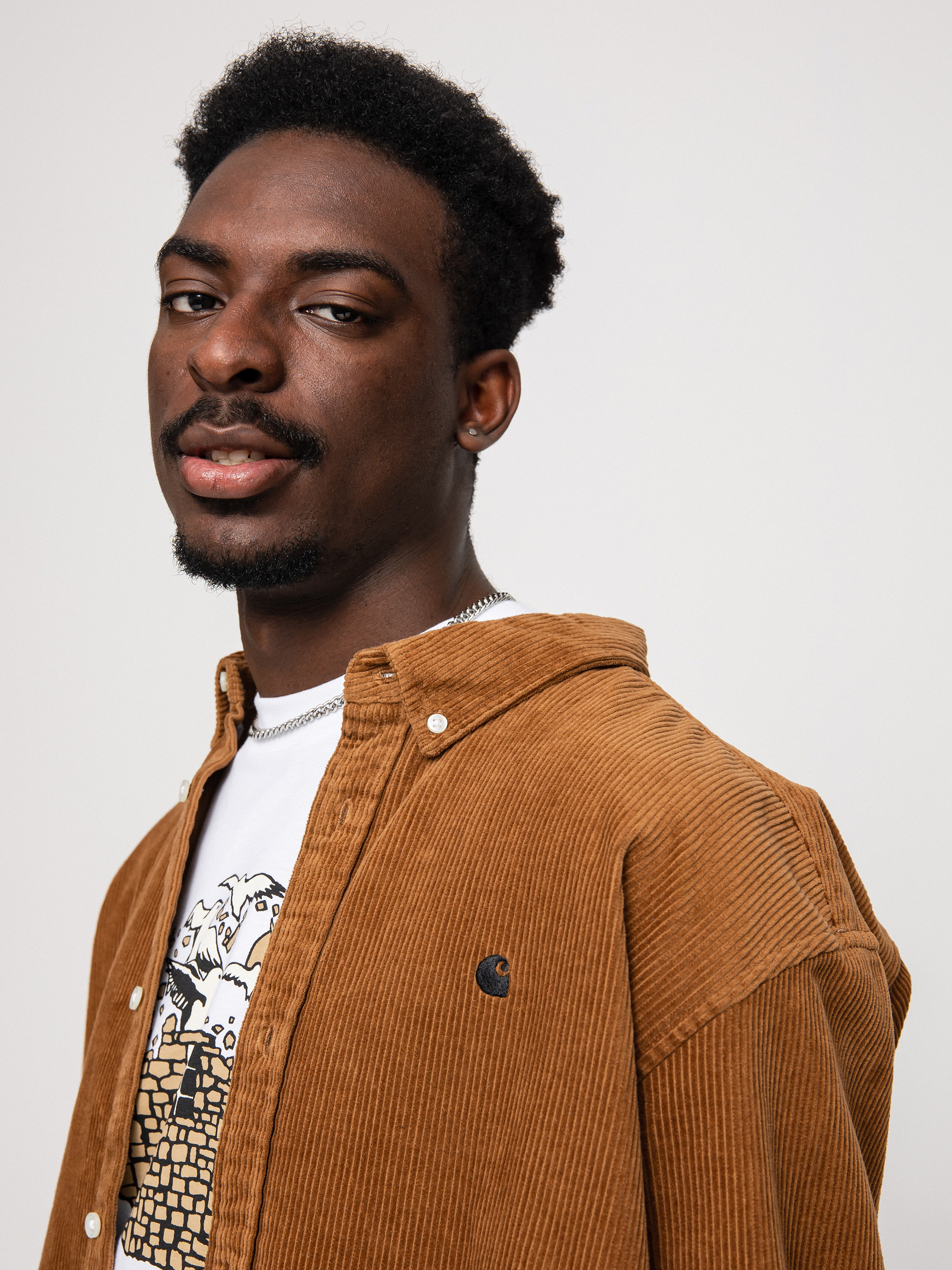 Carhartt WIP Madison Cord Ing (hamilton brown/black)