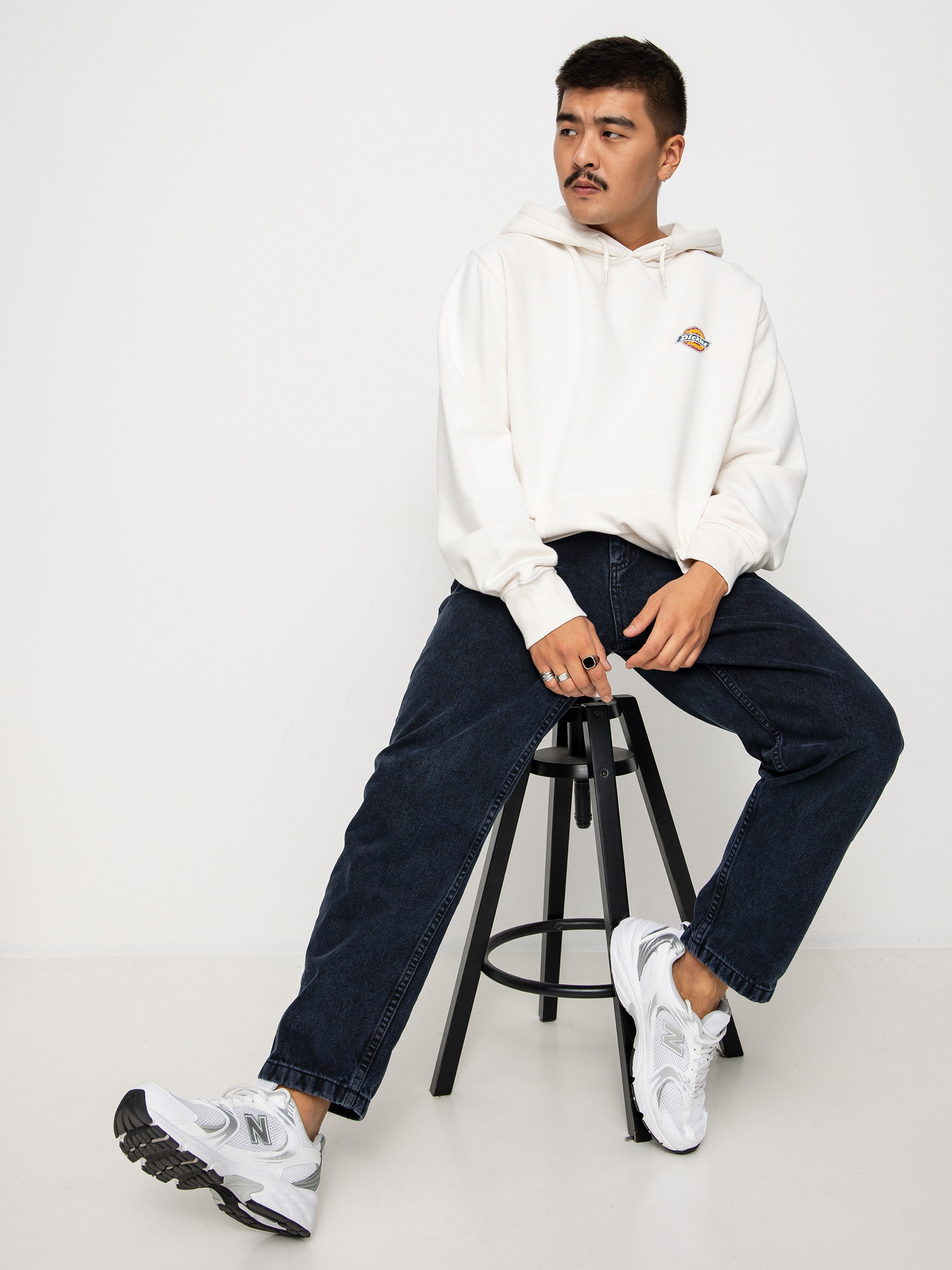 Dickies Icon Washed HD Kapucnis pulóver (ecru)