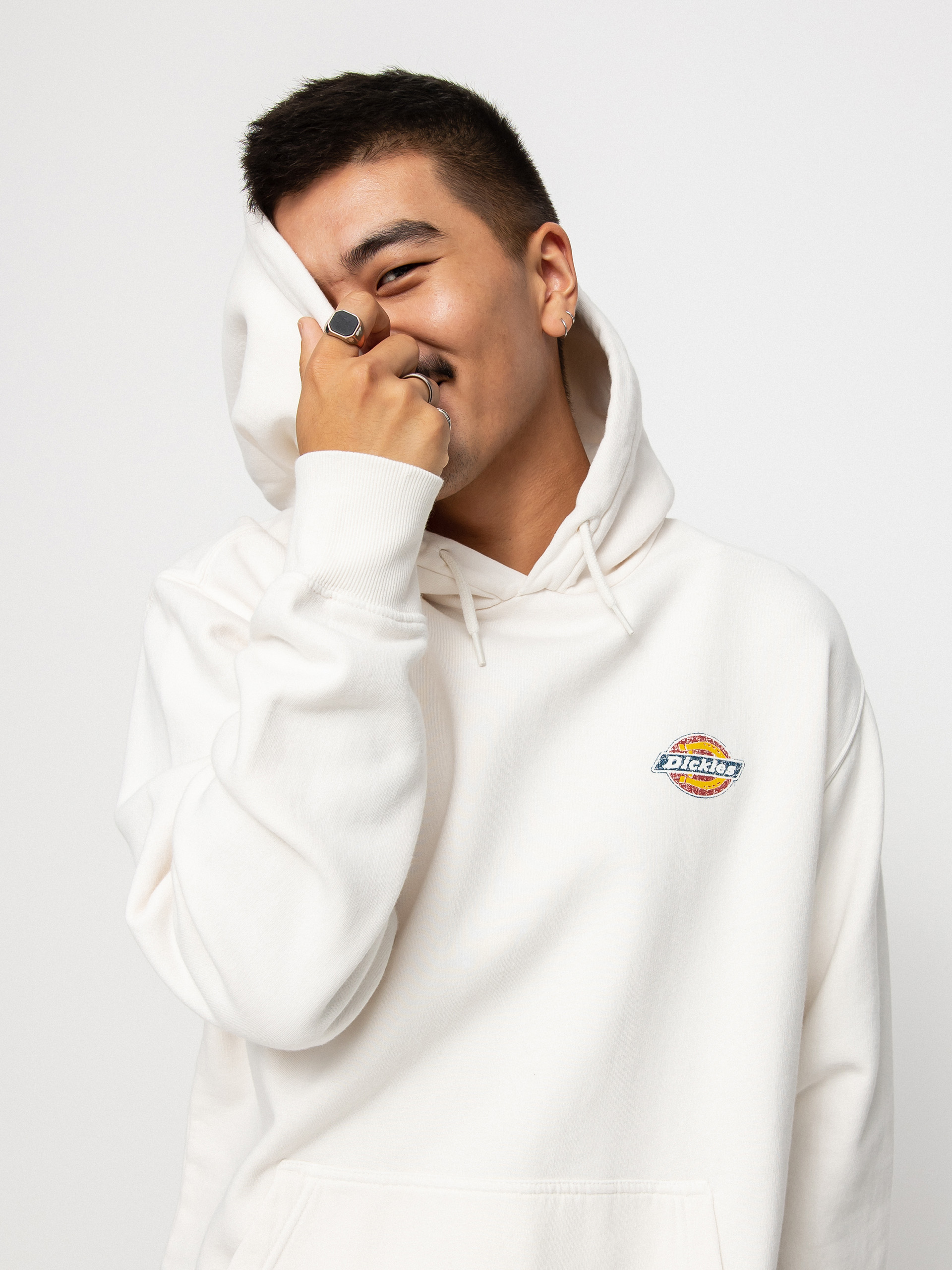 Dickies Icon Washed HD Kapucnis pulóver (ecru)