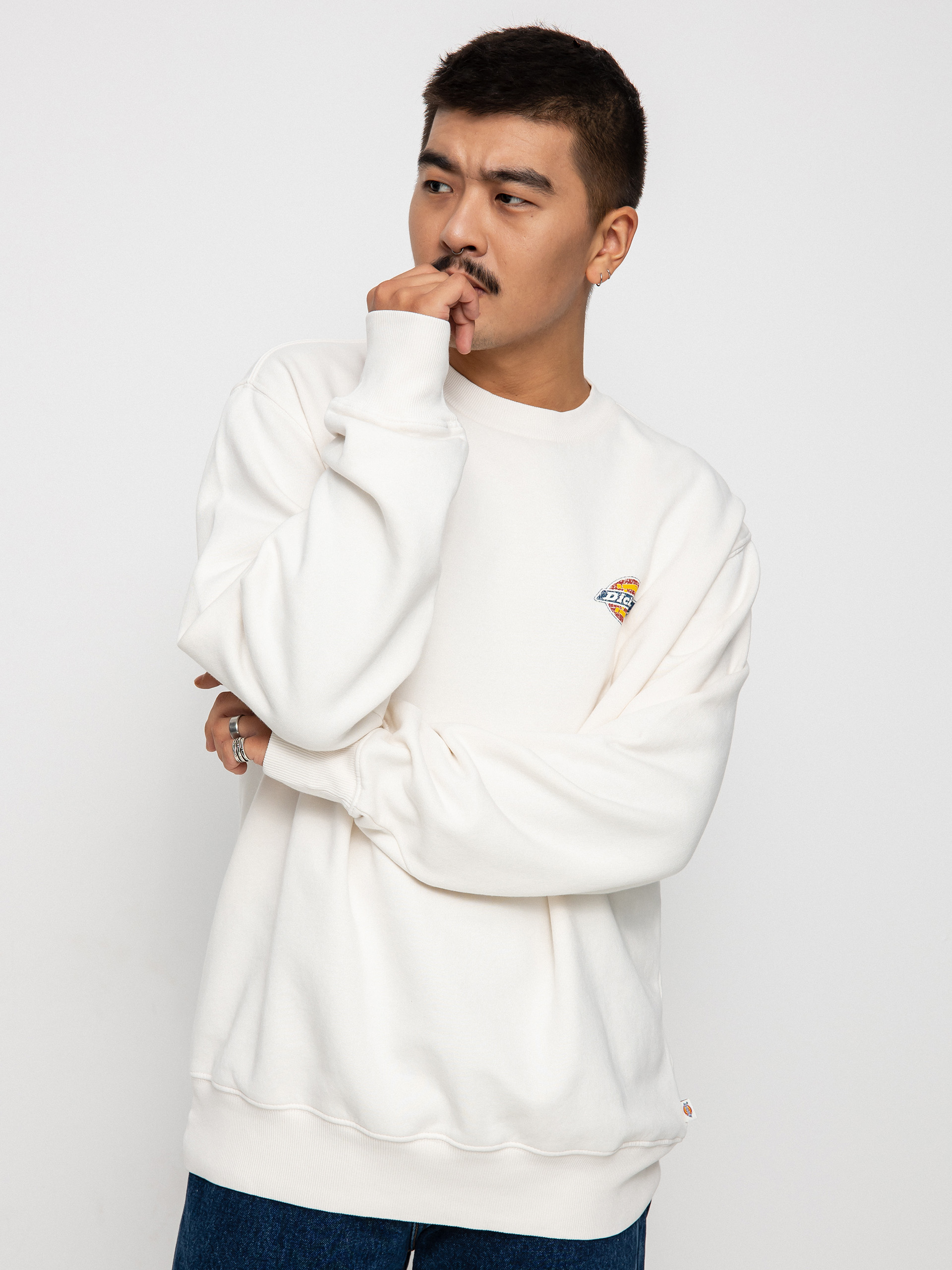 Dickies Icon Washed Pulóver (ecru)