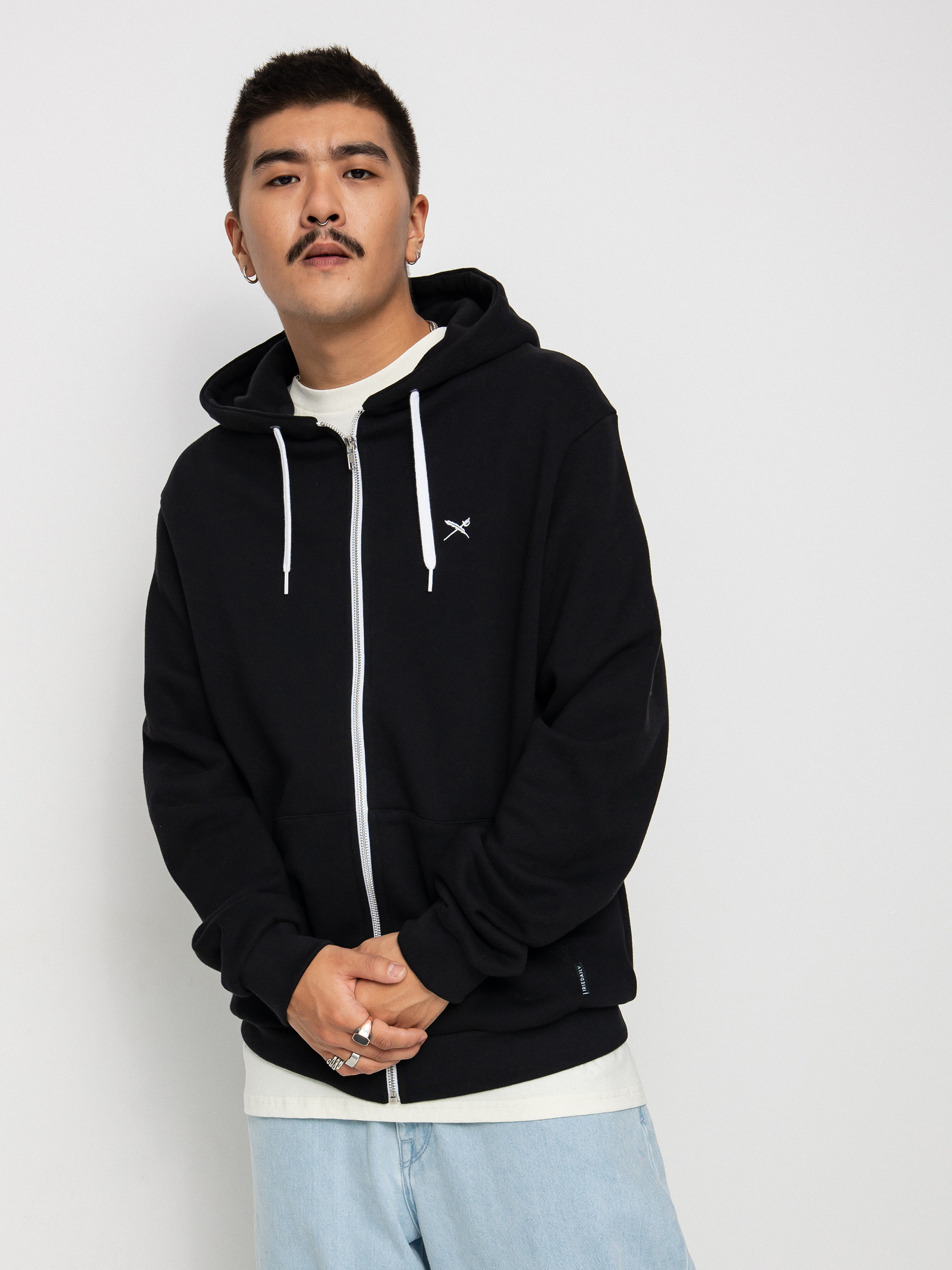 Iriedaily Mini Flag 2 Zip Pulóver (black)