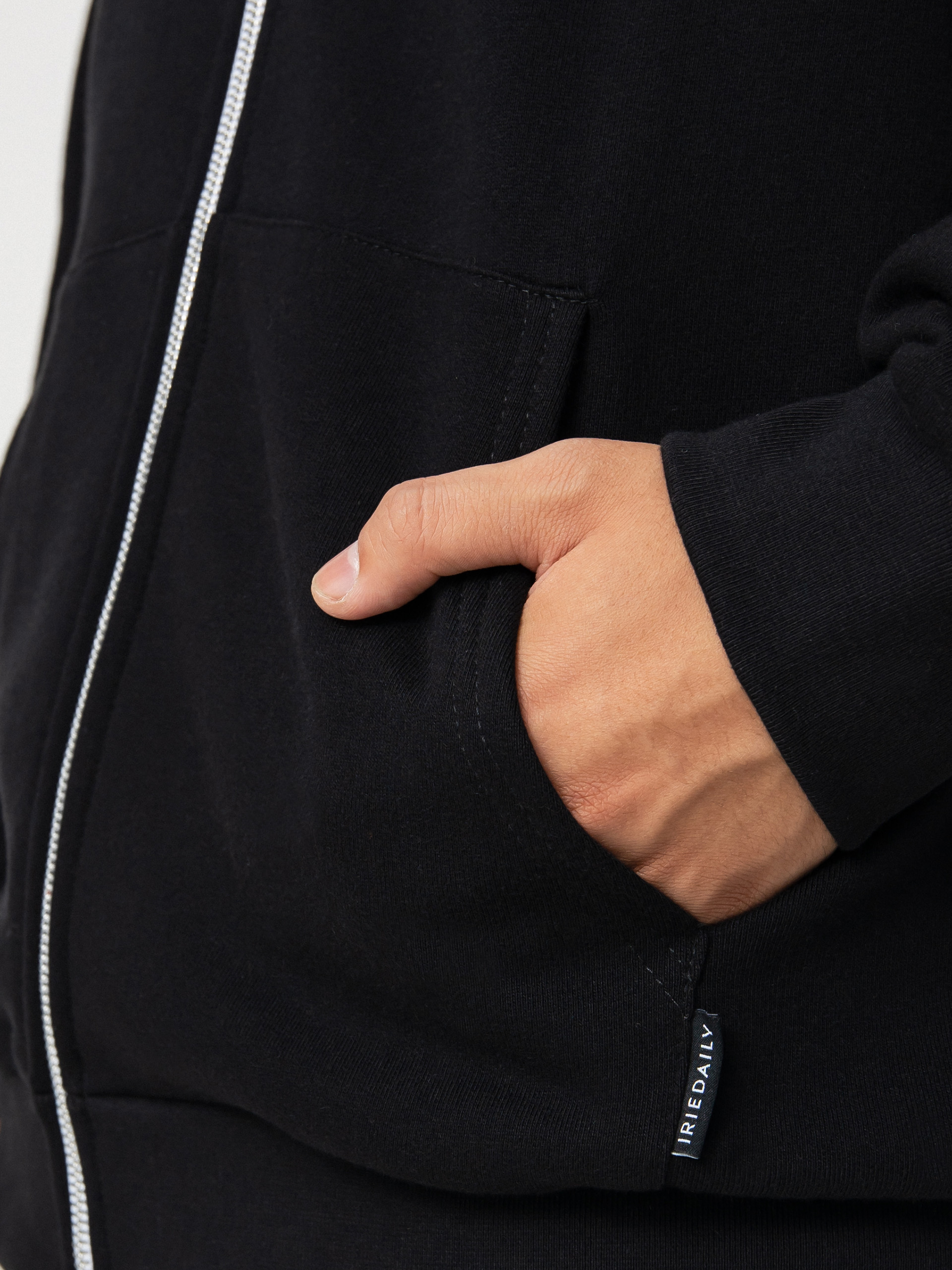 Iriedaily Mini Flag 2 Zip Pulóver (black)