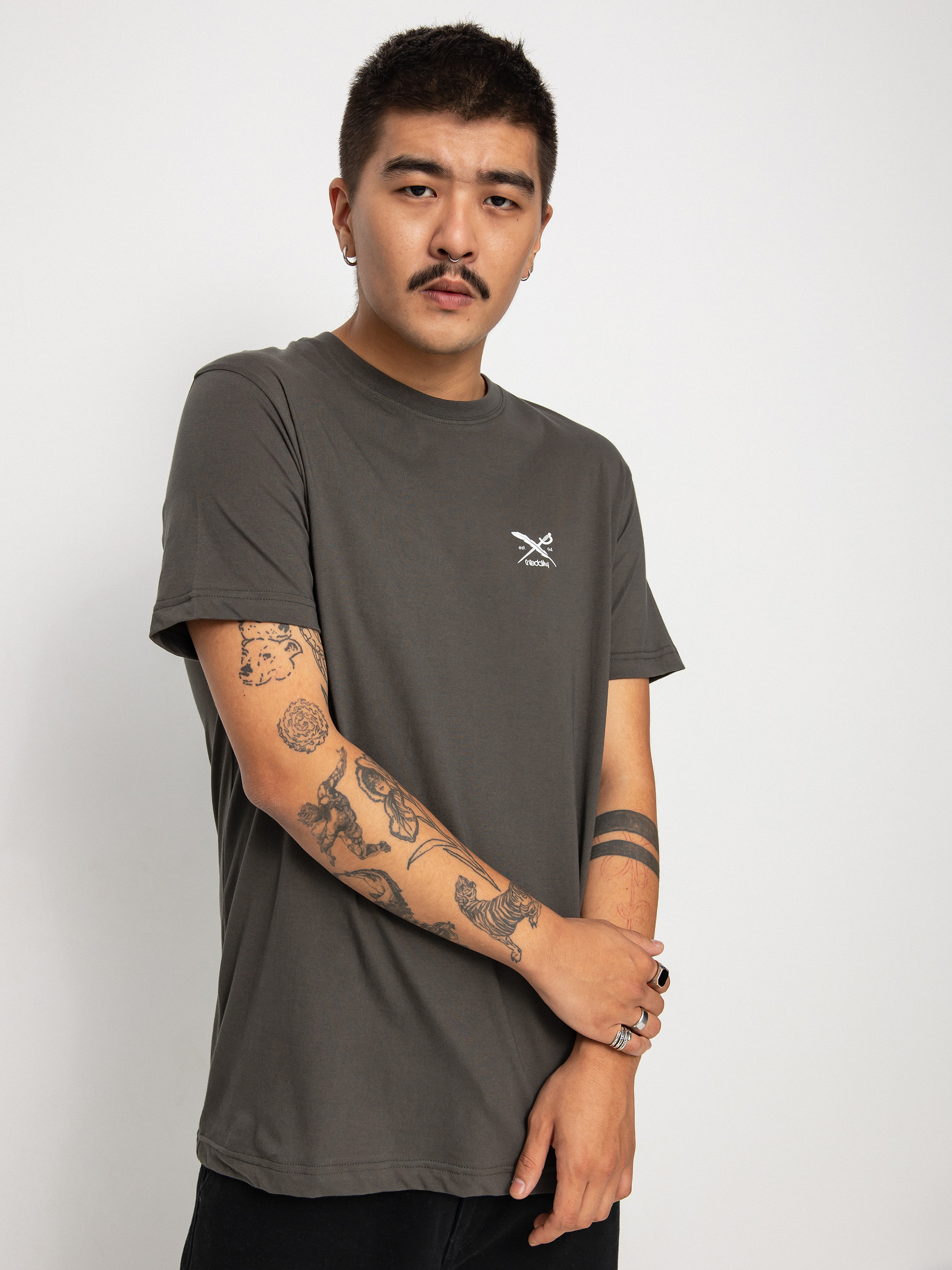 Iriedaily Chestflag póló (night olive)