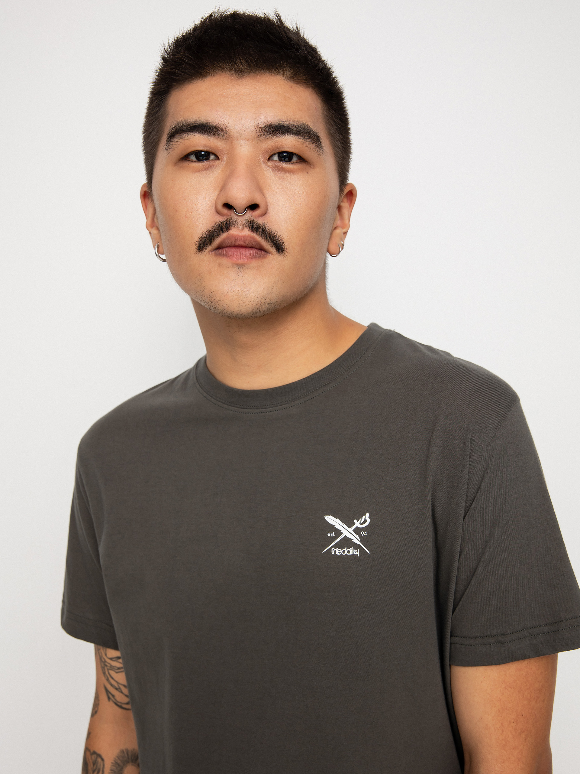 Iriedaily Chestflag póló (night olive)