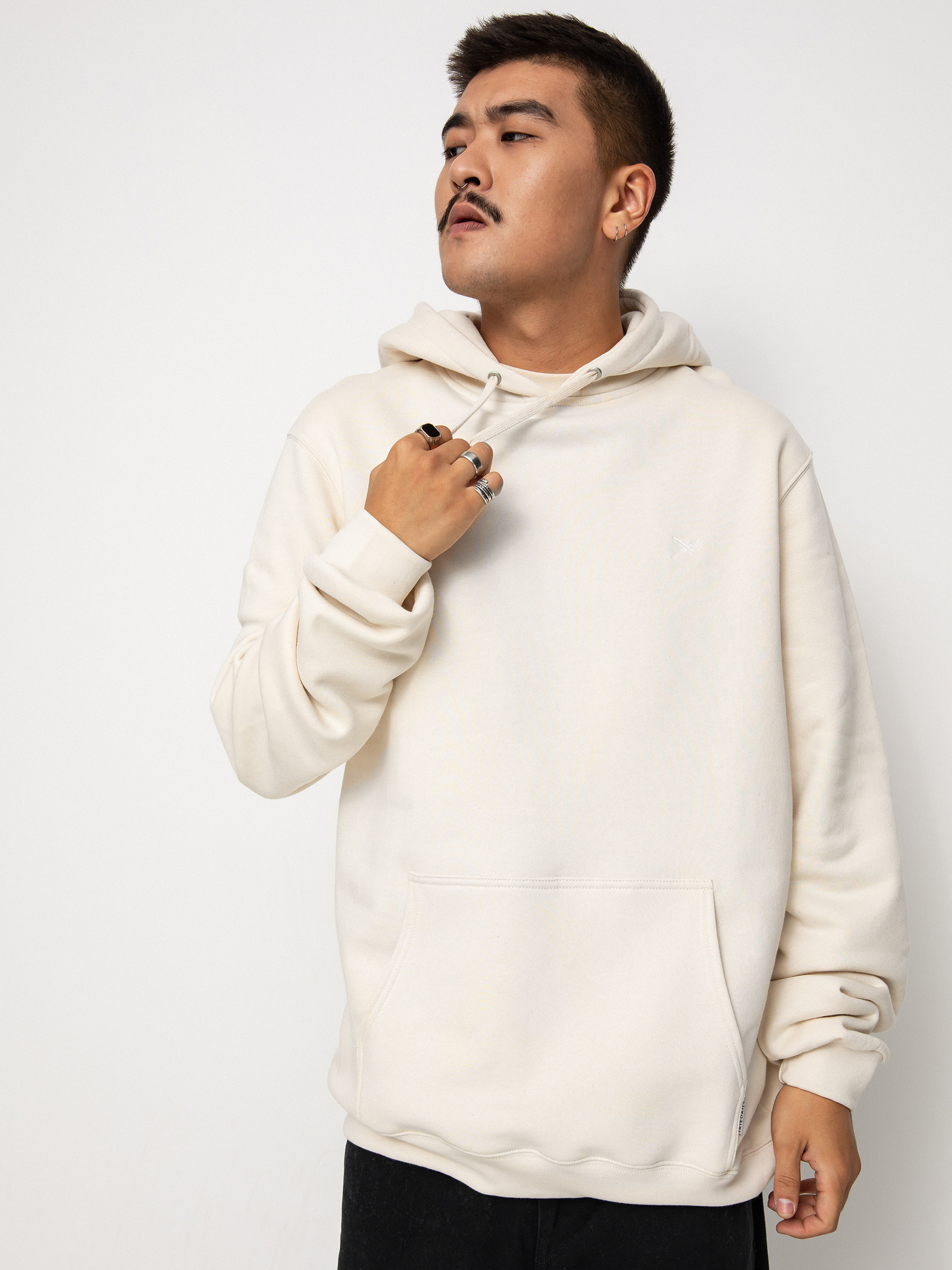 Iriedaily Mini Flag 2 HD Kapucnis pulóver (undyed)