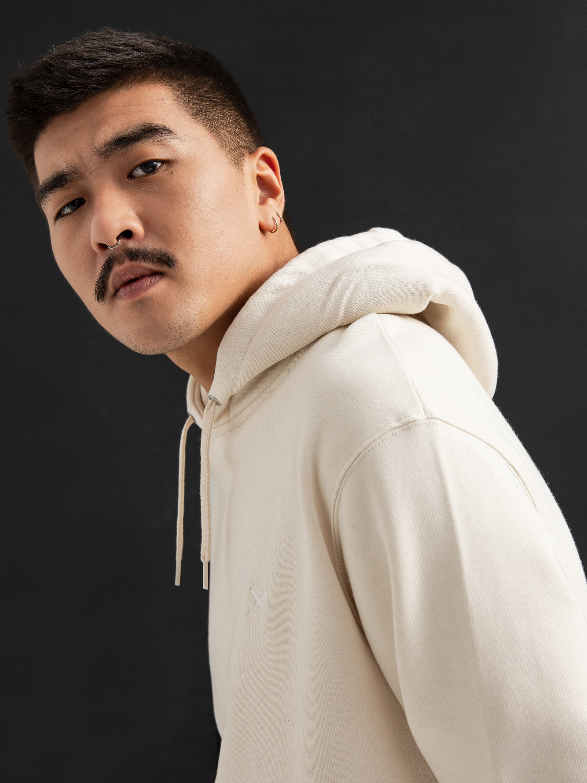 Iriedaily Mini Flag 2 HD Kapucnis pulóver (undyed)