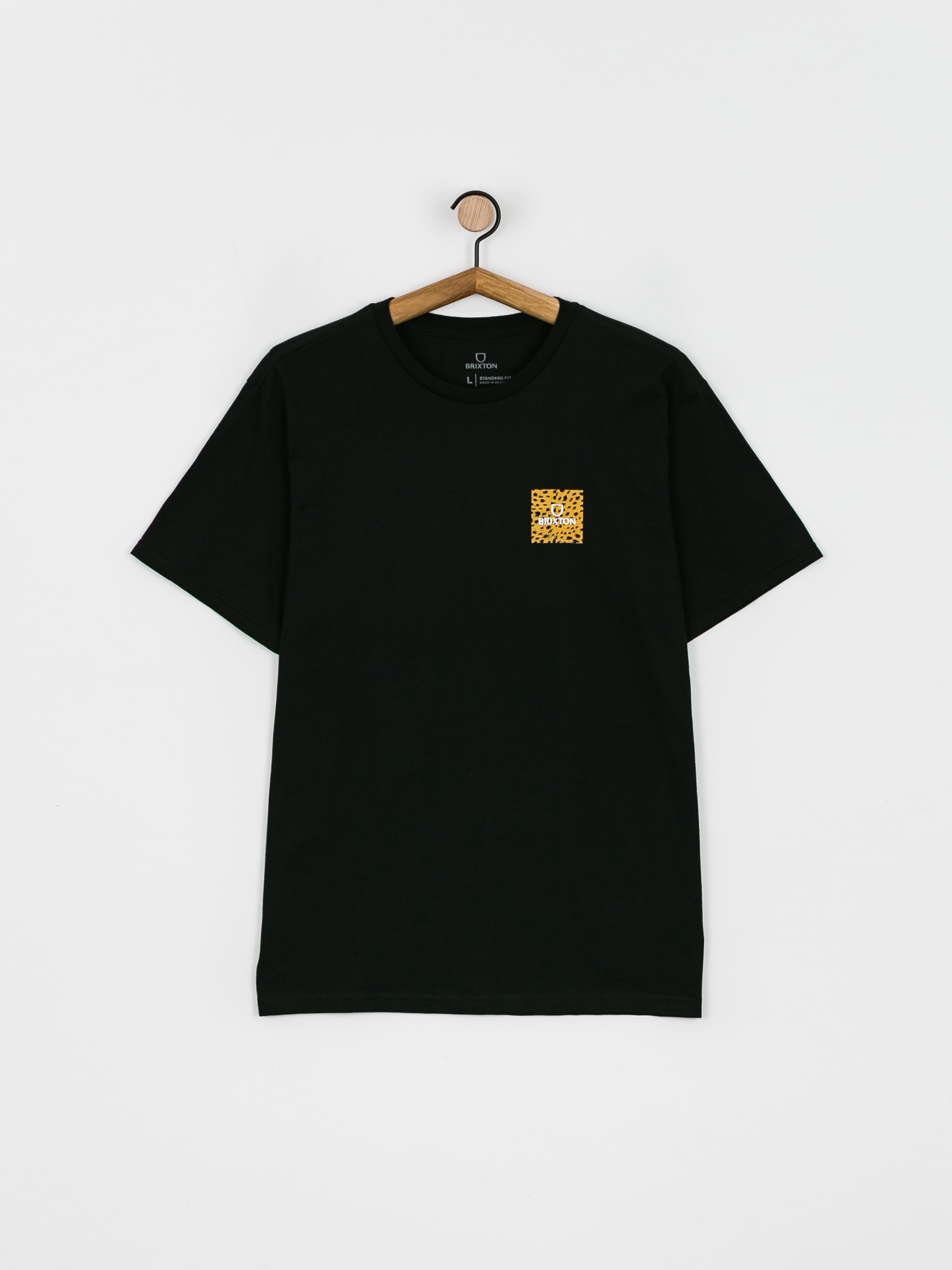 Brixton Alpha Square Póló (black/cheetah)