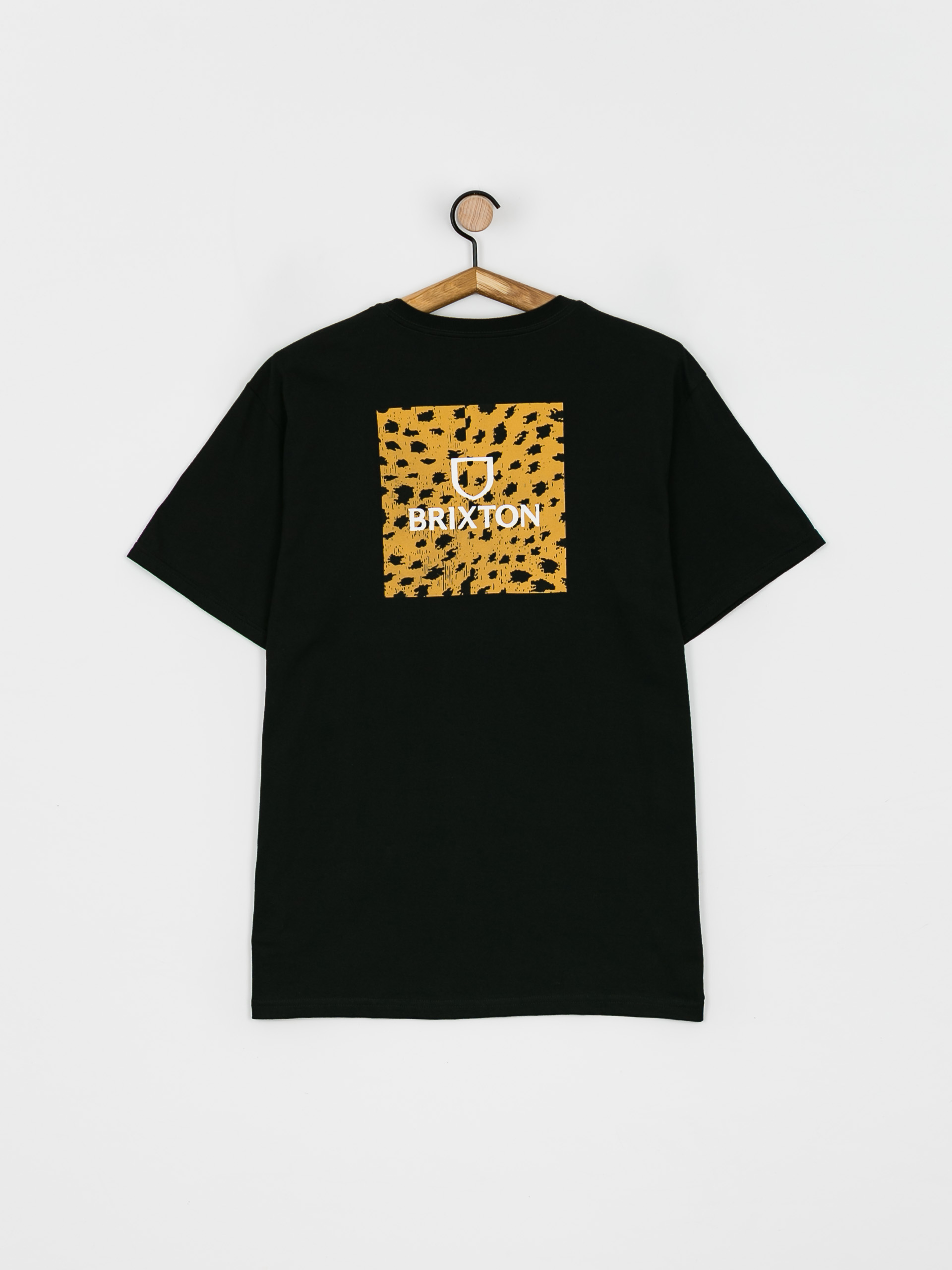Brixton Alpha Square Póló (black/cheetah)