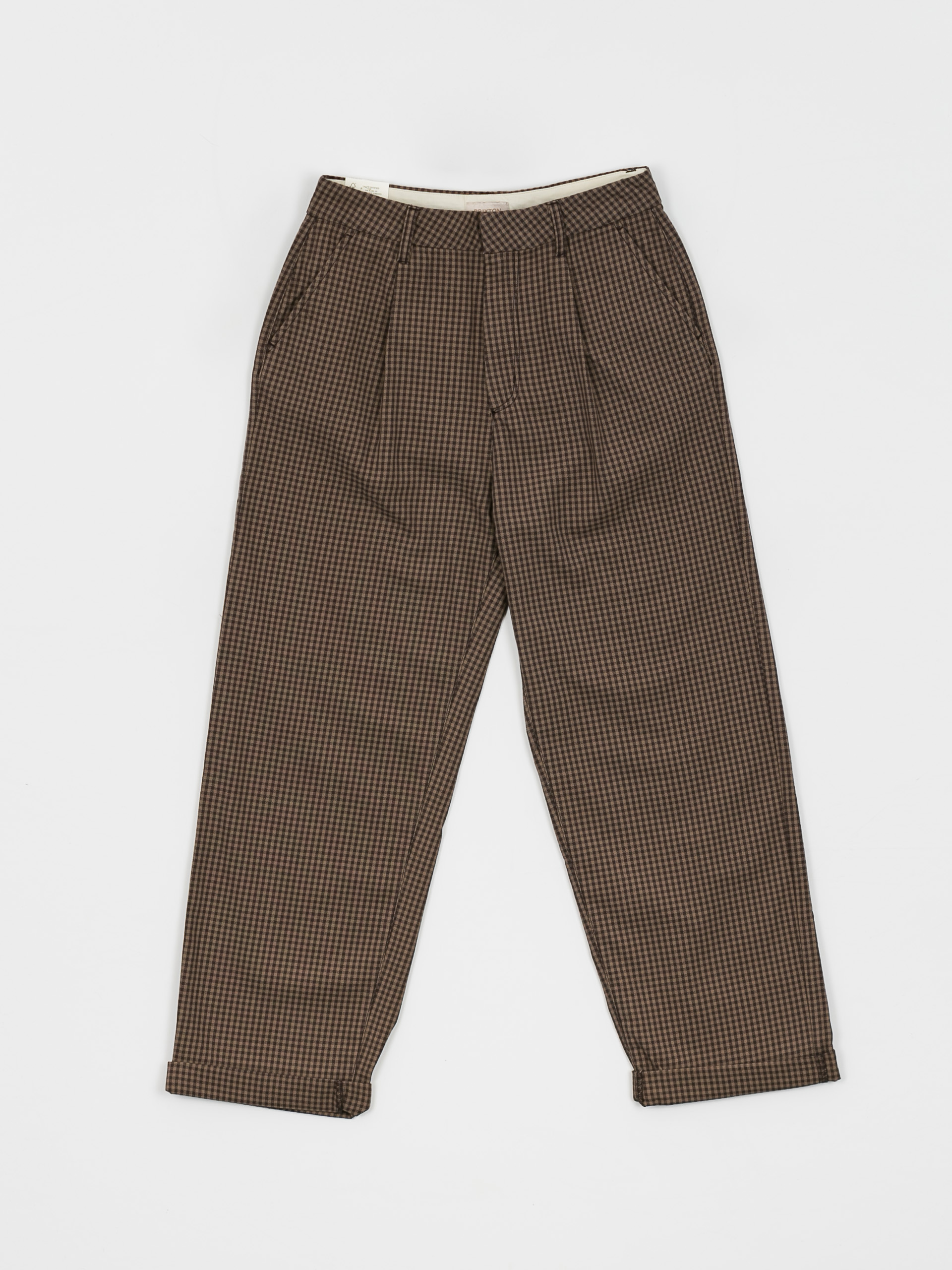 Brixton Victory Trouser Kisnadrág Wmn (pine bark gingham)