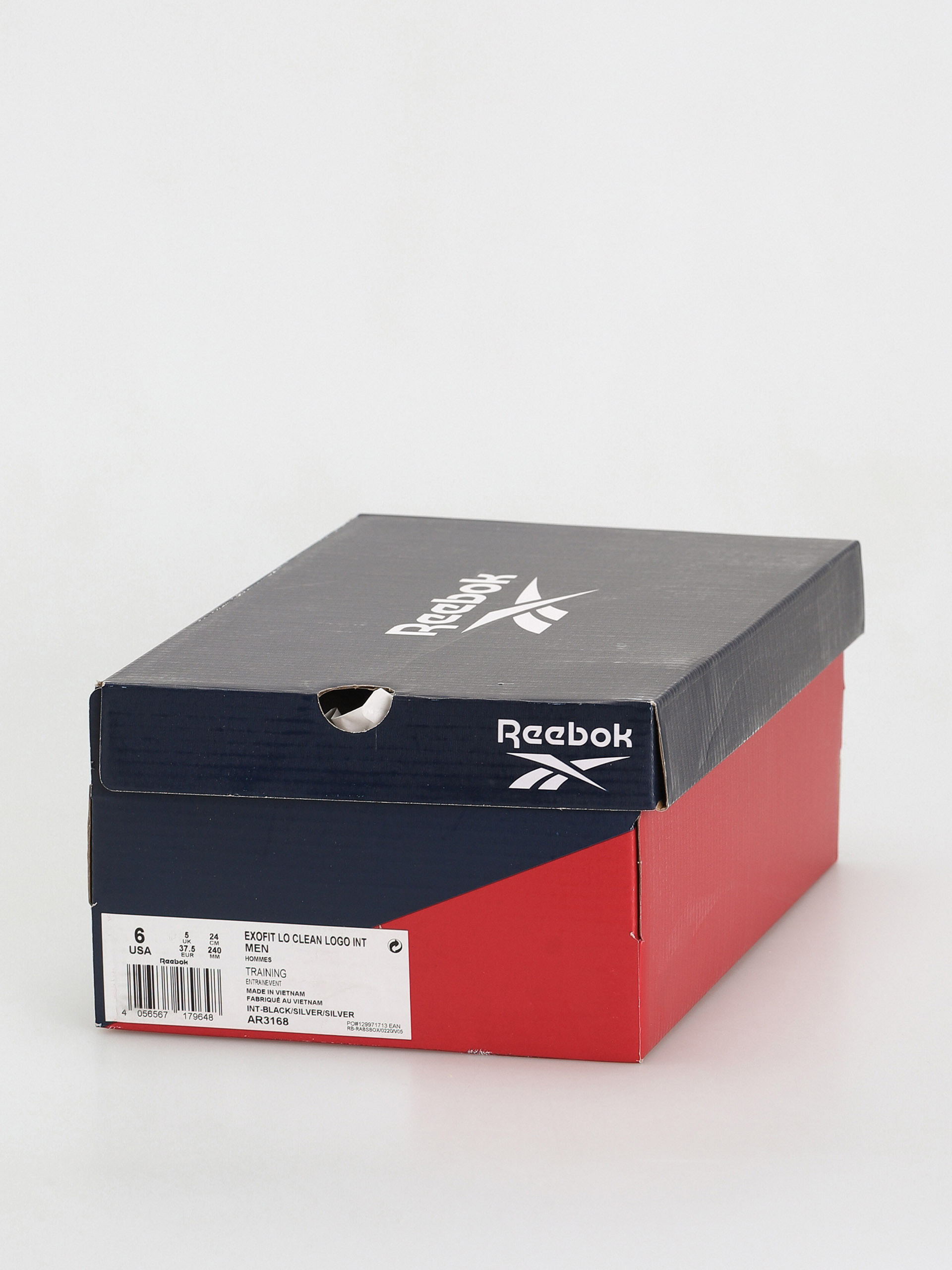 Reebok Ex O Fit Lo Clean Logo Int Cipők (black/silver/silver)