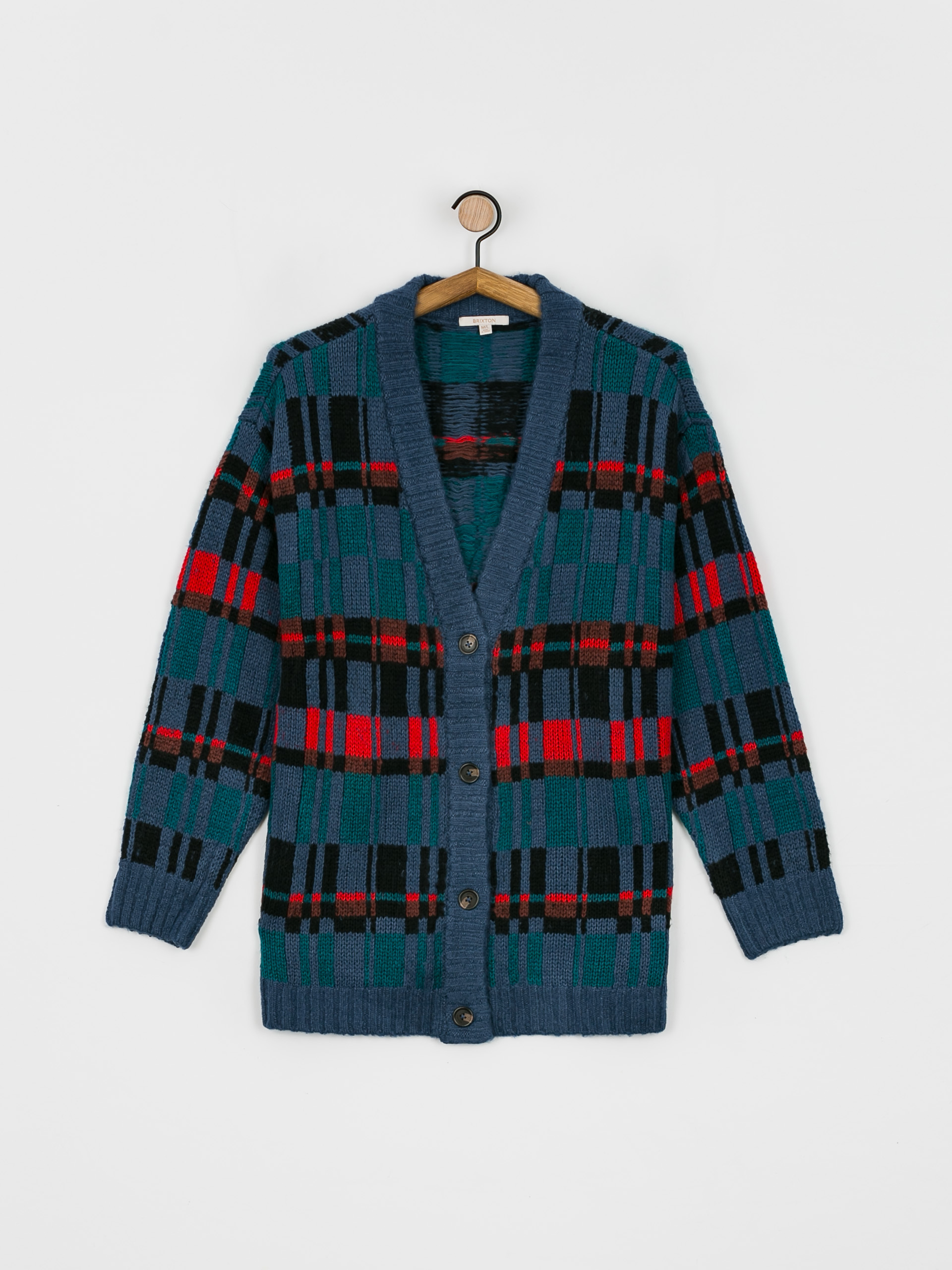 Brixton Ferriss Cardigan Pulóver Wmn (joe blue)