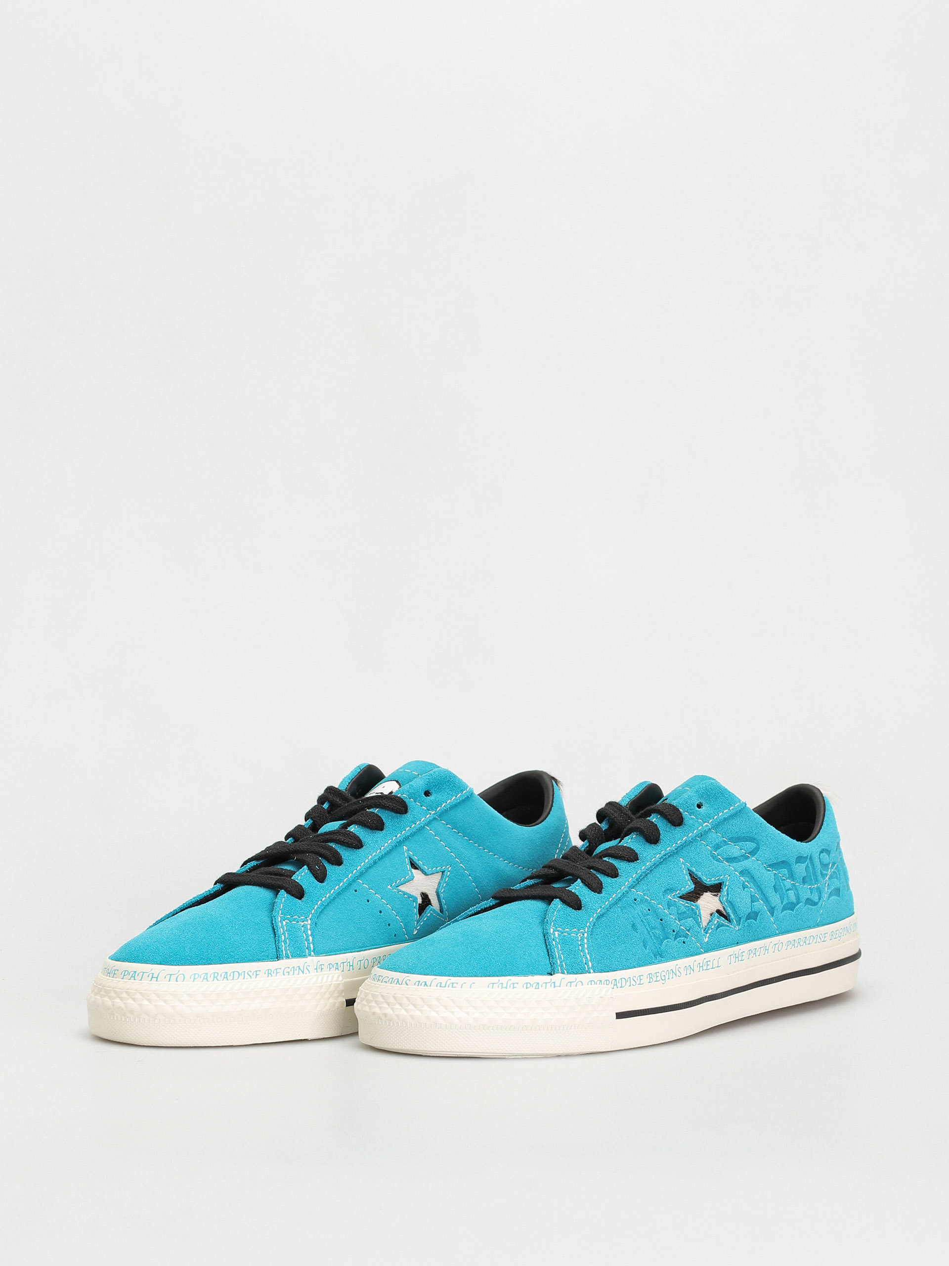 Converse One Star Pro Ox Cipők (rapid teal/black/egret)