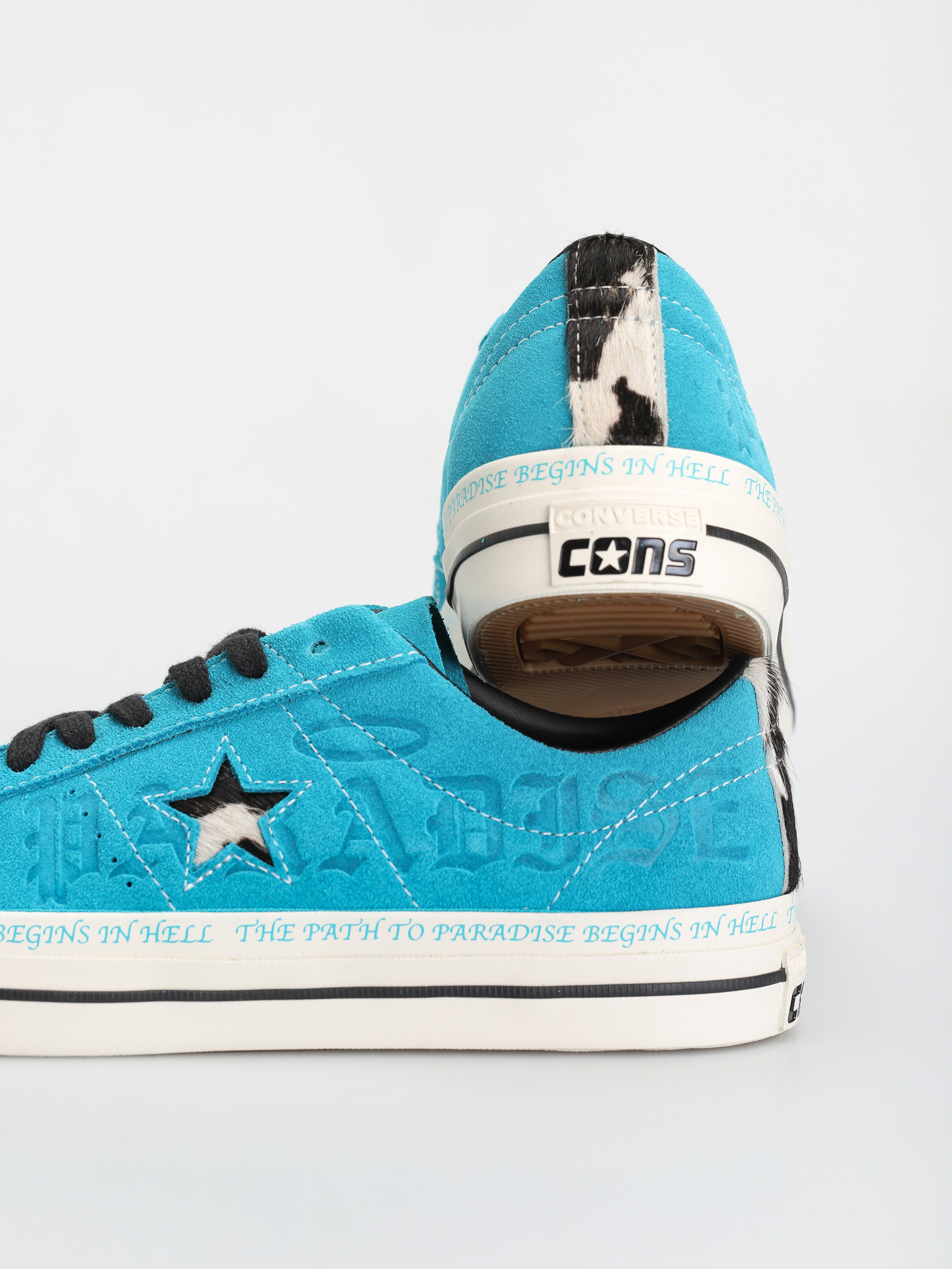 Converse One Star Pro Ox Cipők (rapid teal/black/egret)