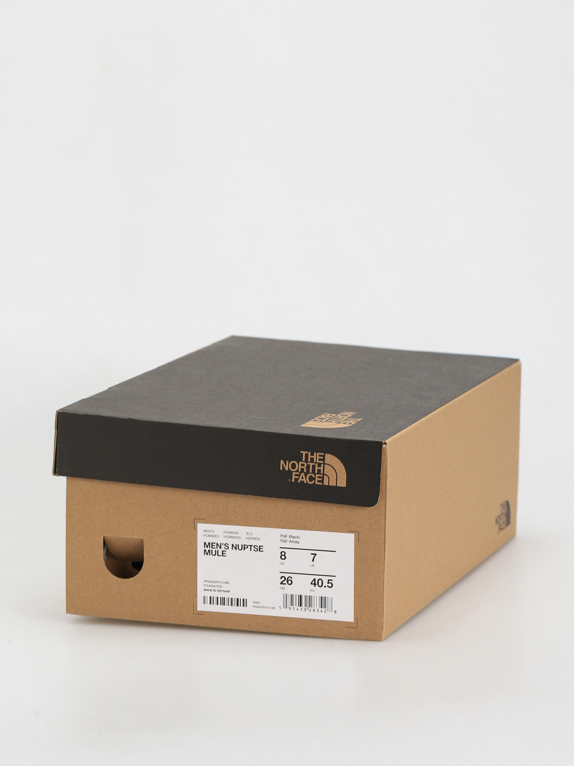 The North Face Nuptse Mule Cipők (tnf black/tnf white)