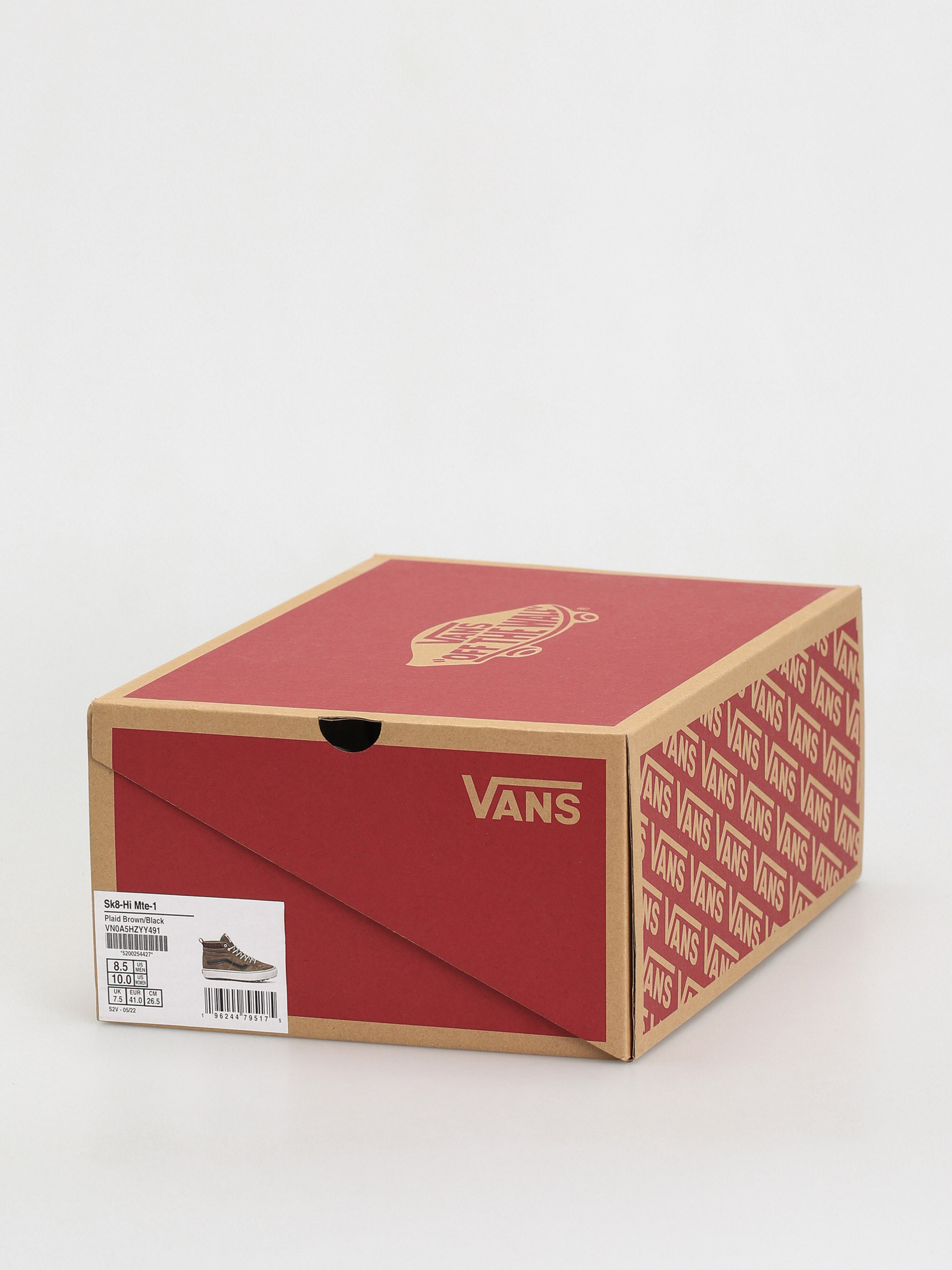 Vans Sk8 Hi MTE 1 Cipők (plaid brown/black)