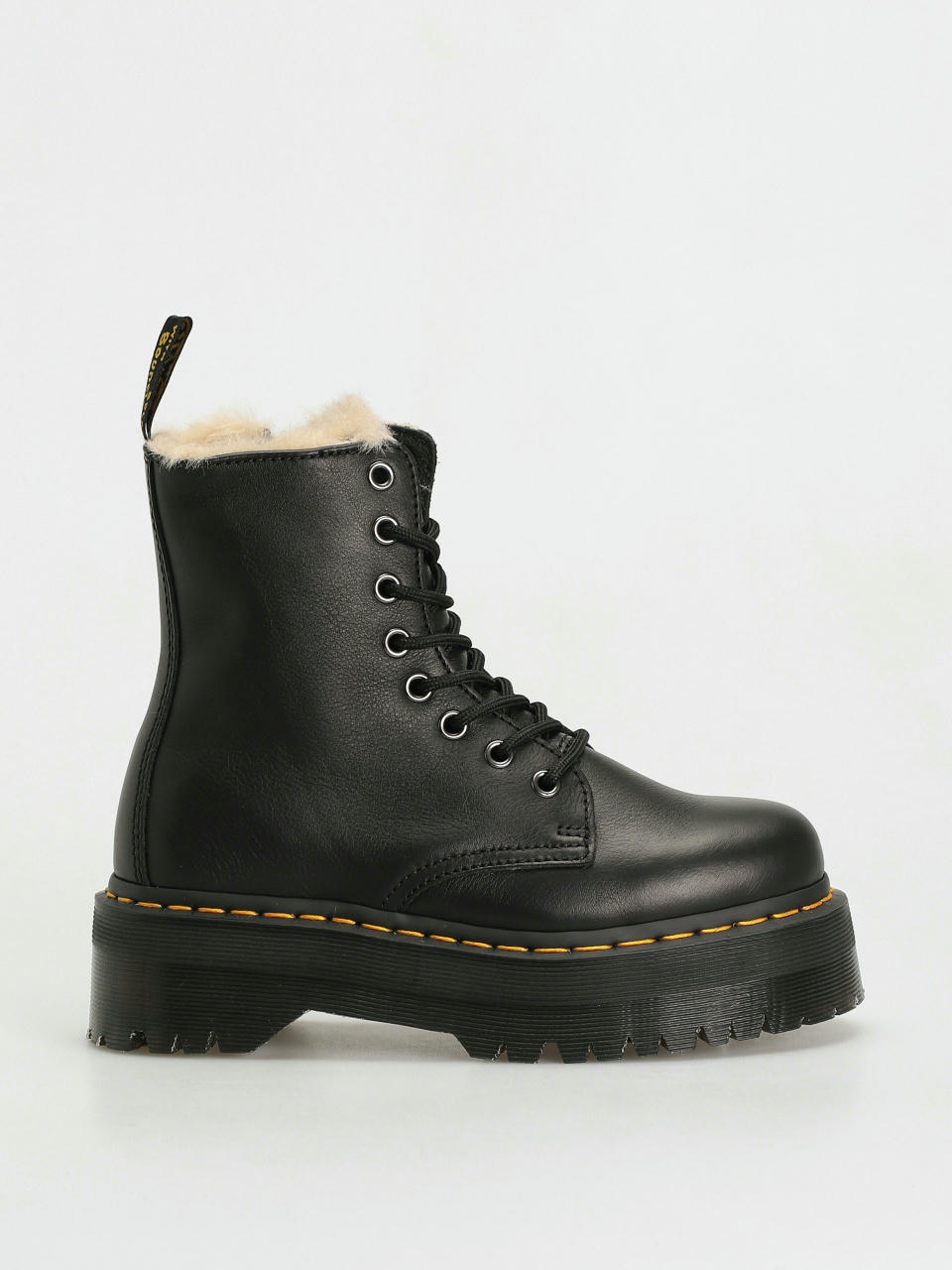 Dr. Martens Jadon FL Cipők Wmn (black pisa natural em toby 900g)