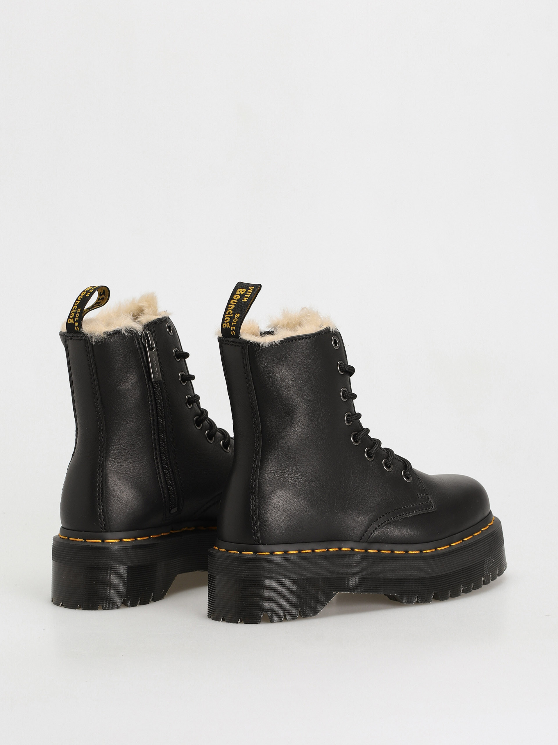 Dr. Martens Jadon FL Cipők Wmn (black pisa natural em toby 900g)