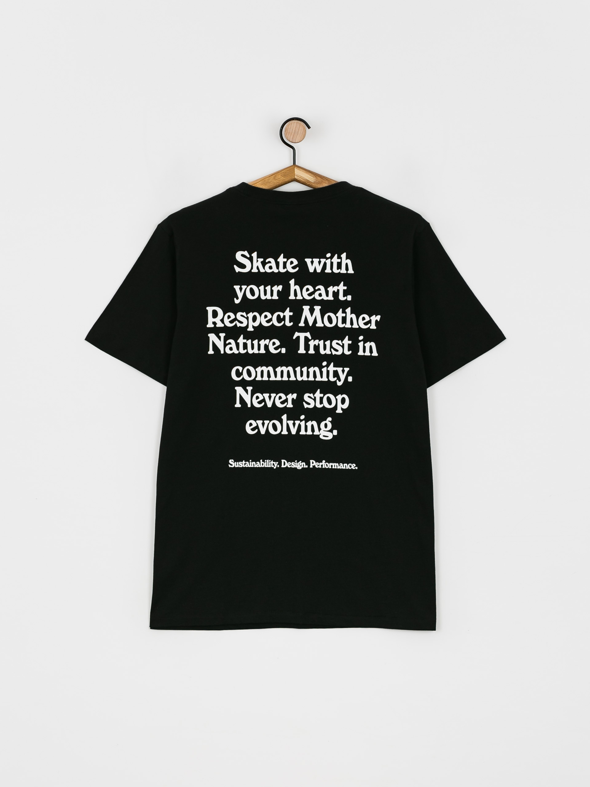 Cariuma Skate with your Heart Ujjatlan felső (black)