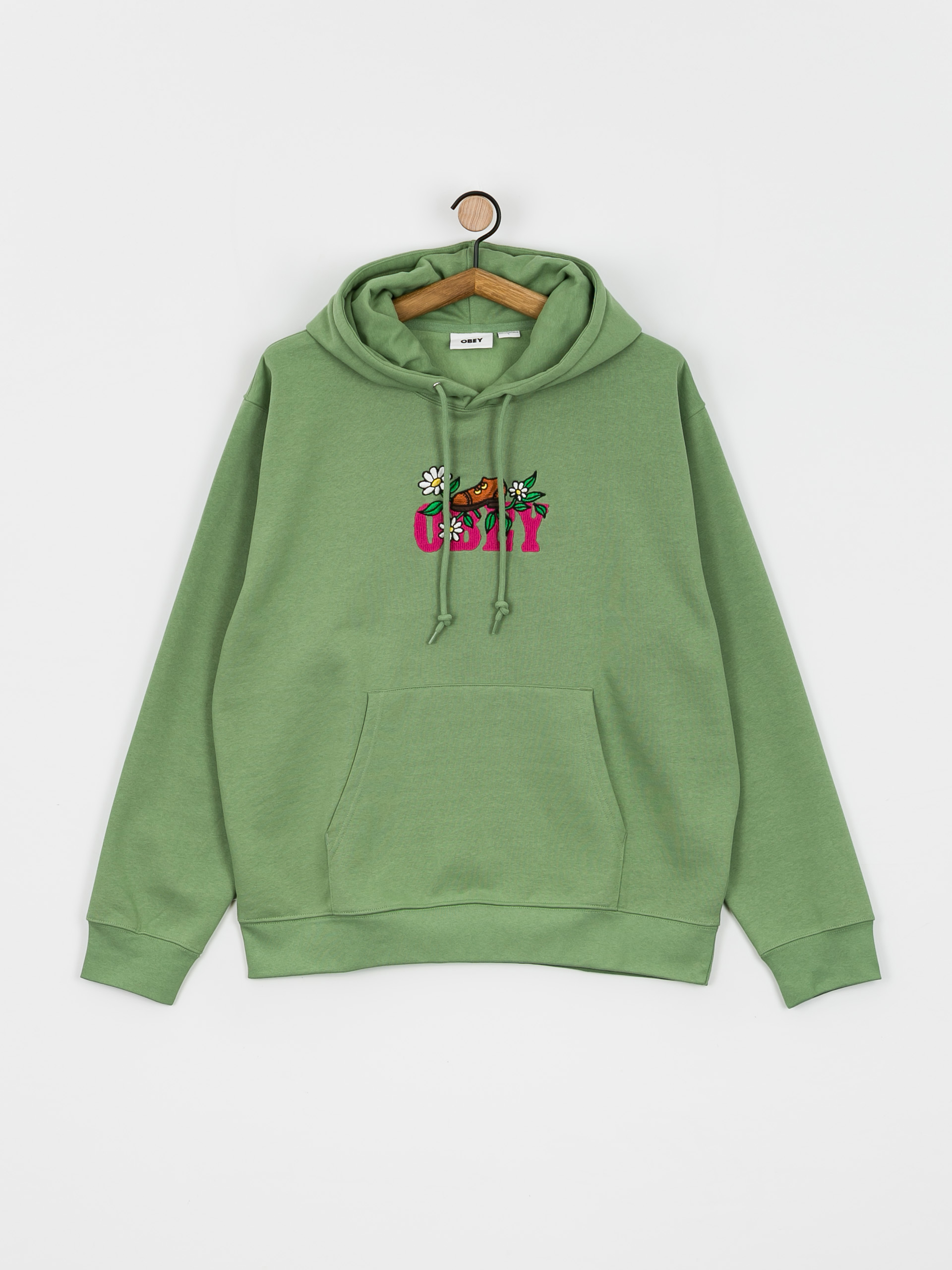 OBEY Step HD Kapucnis pulóver (jade)