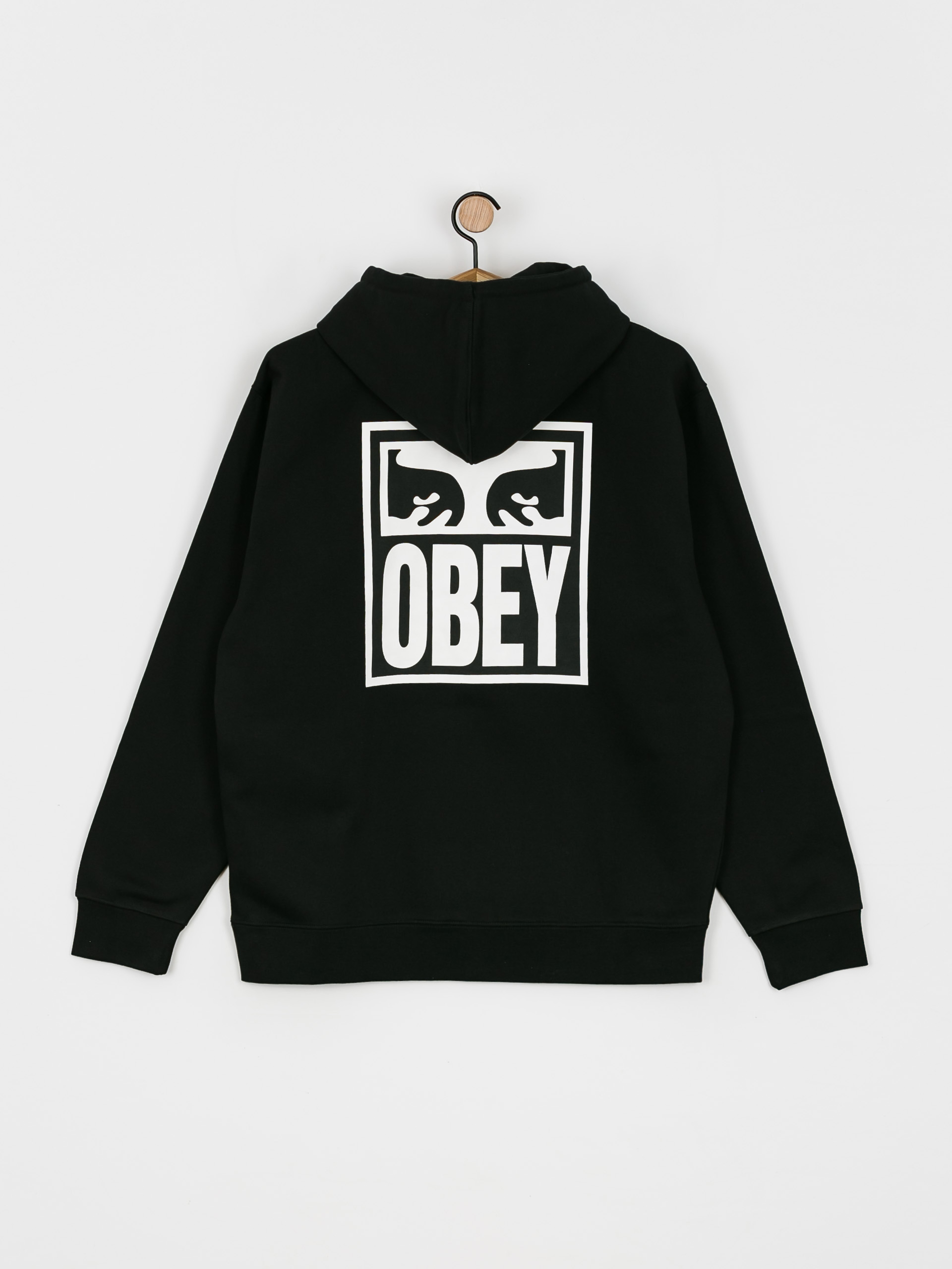 OBEY Obey Eyes Icon HD Kapucnis pulóver (black)