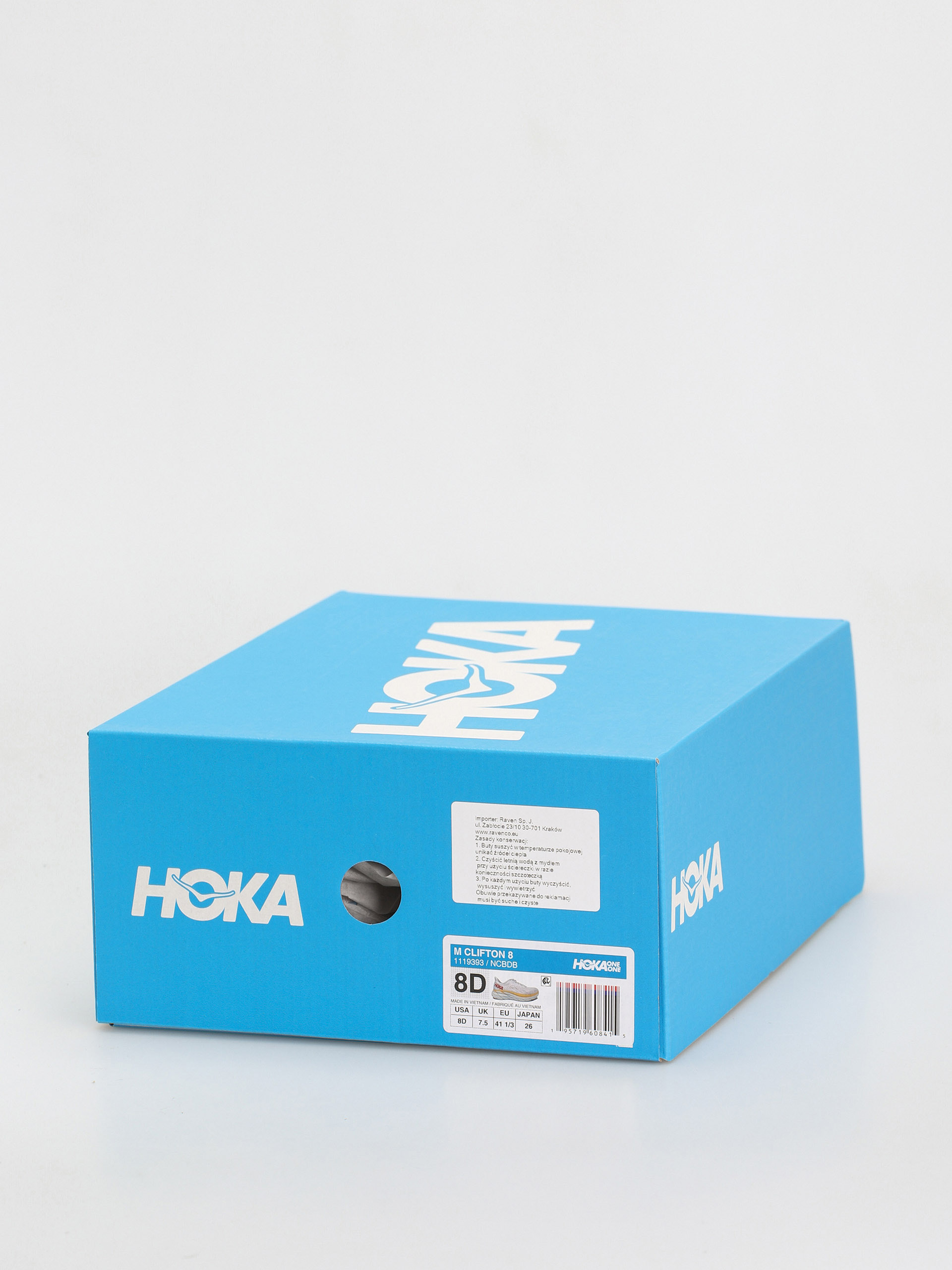 Hoka One One Clifton 8 Cipők (nimbus cloud/blanc de blanc)