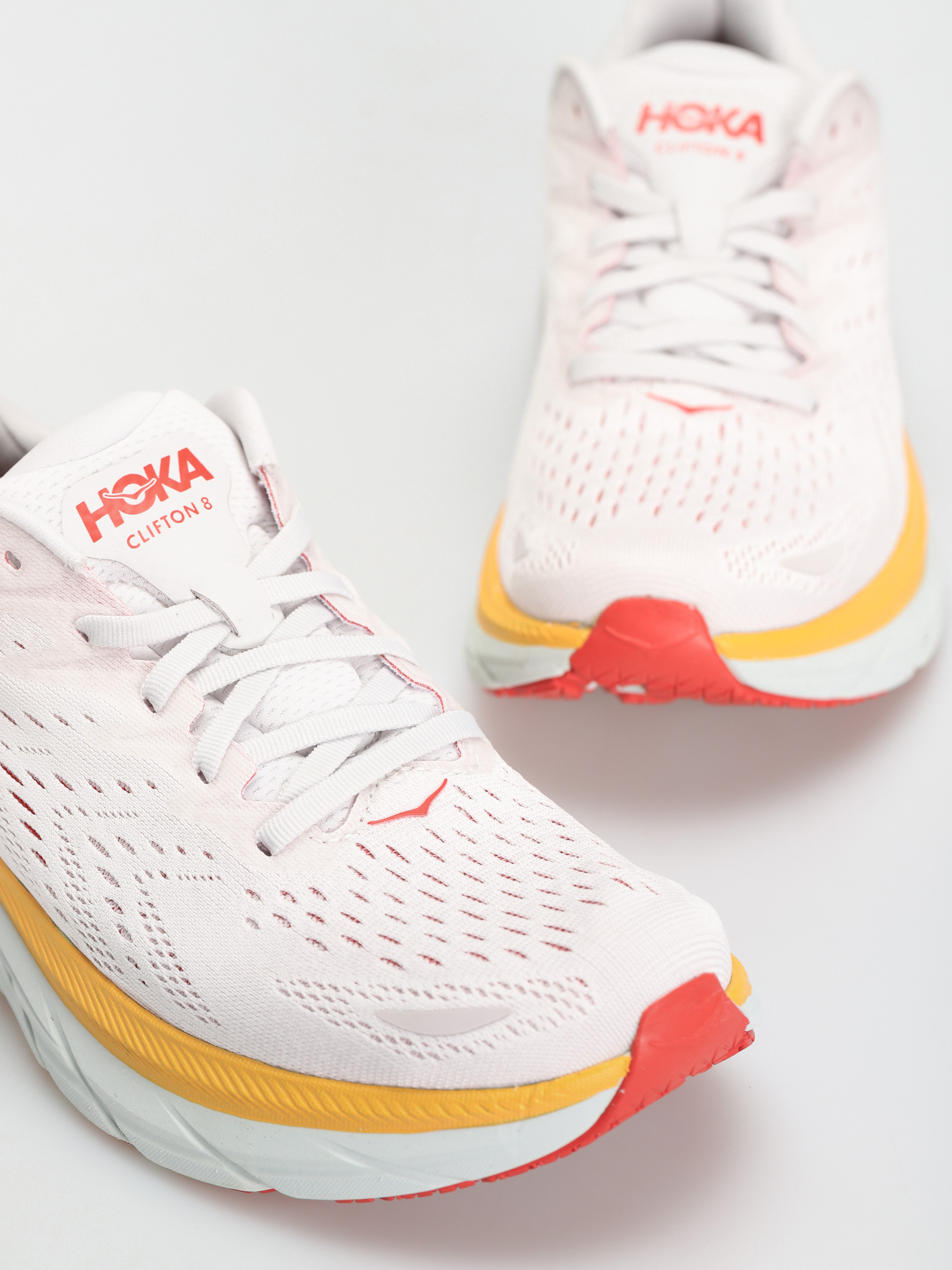 Hoka One One Clifton 8 Cipők (nimbus cloud/blanc de blanc)