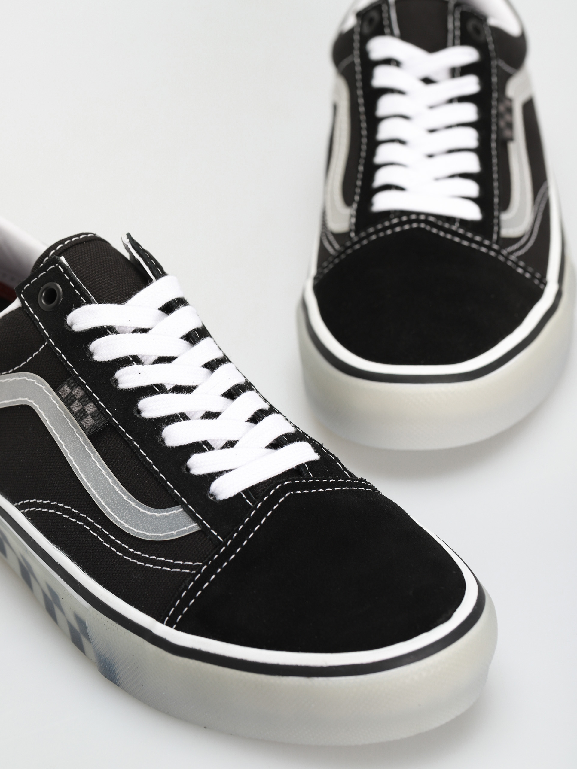 Vans Skate Old Skool Cipők (translucent rubber black/clear)
