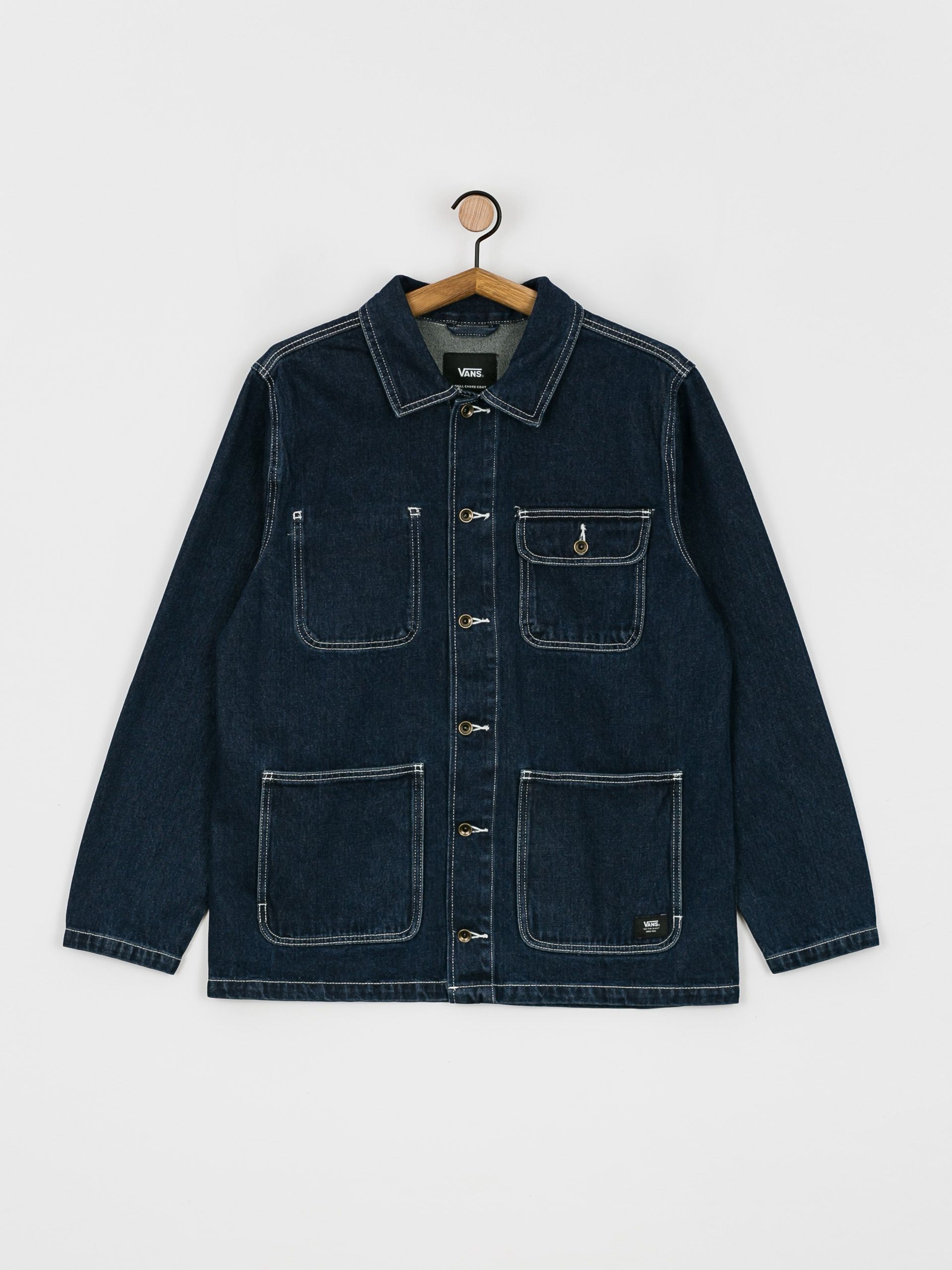 Vans Drill Chore Coat Denim Dzseki (midnight rinse)