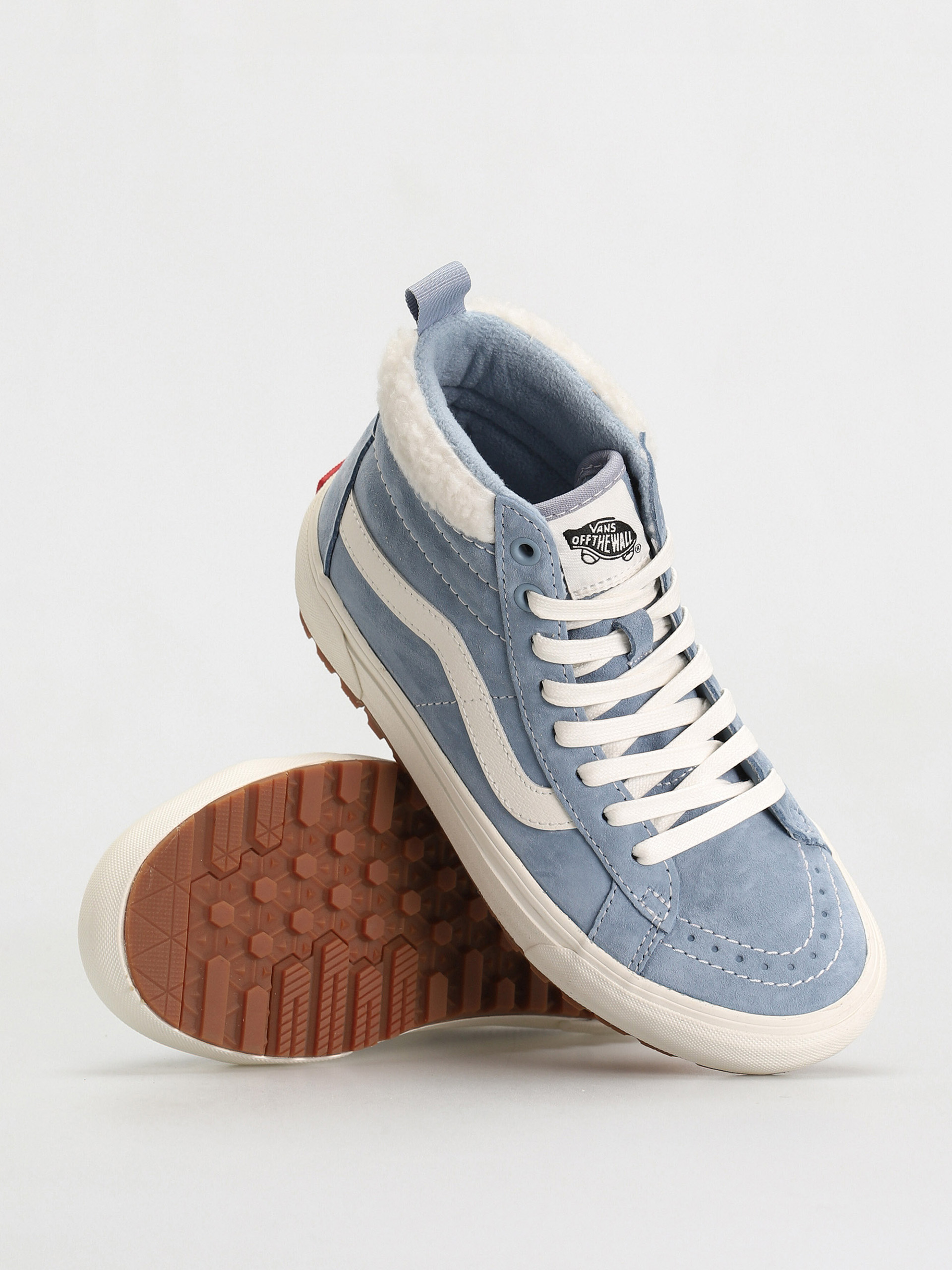 Vans Sk8 Hi MTE 1 Cipők (suede/sherpa ashley blue)