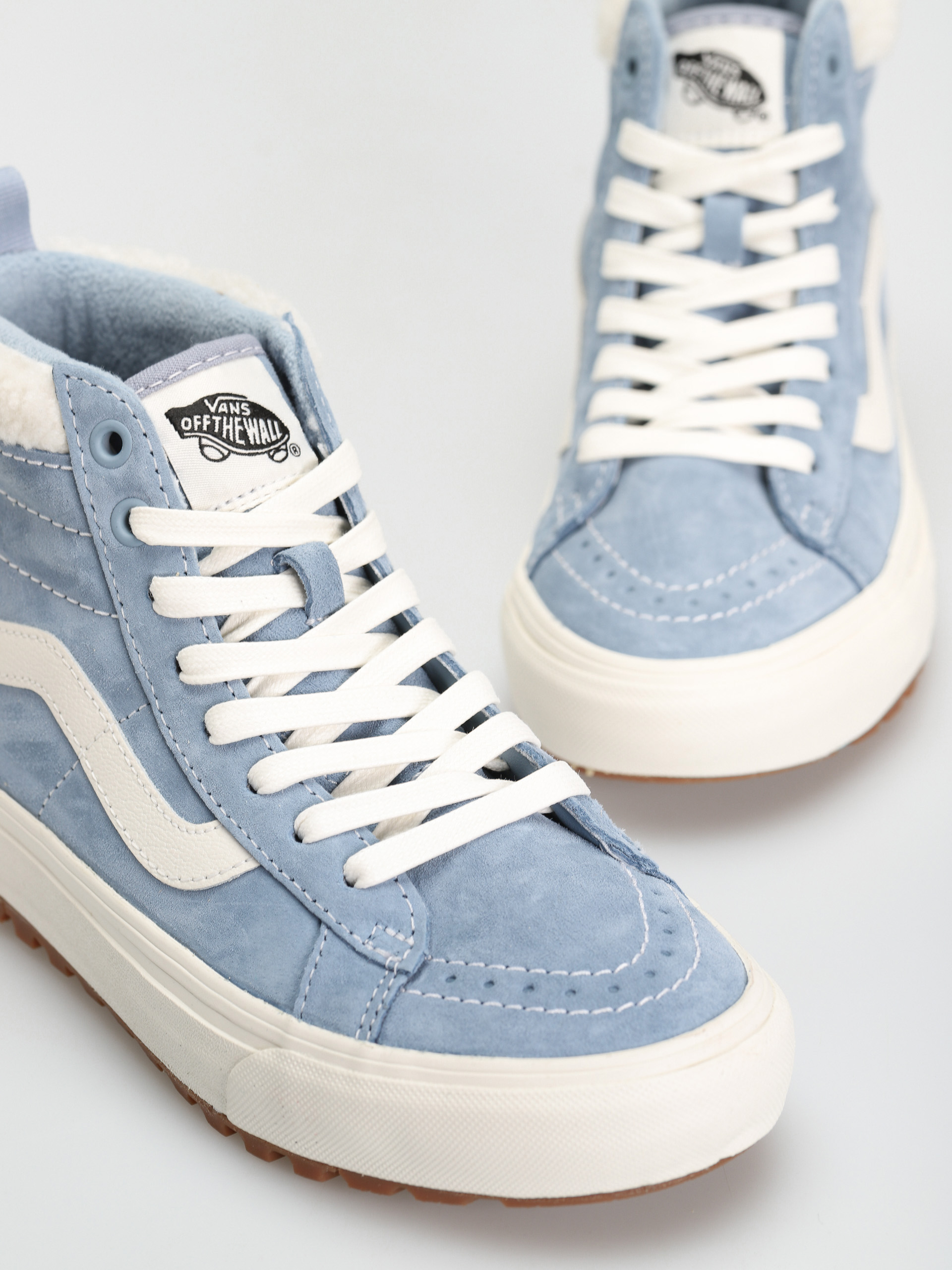 Vans Sk8 Hi MTE 1 Cipők (suede/sherpa ashley blue)