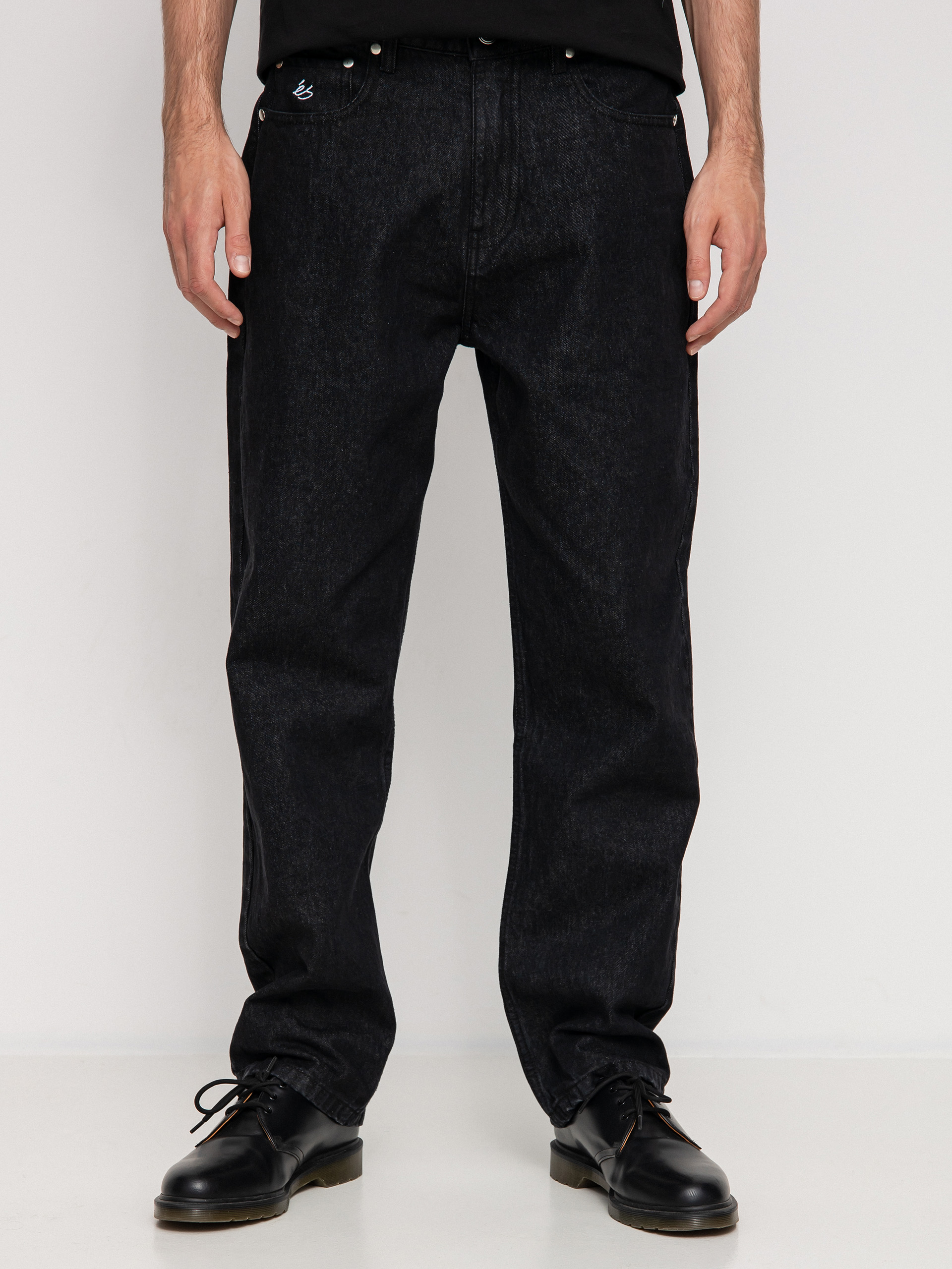 eS Baggy Denim Kisnadru00e1g (black wash)