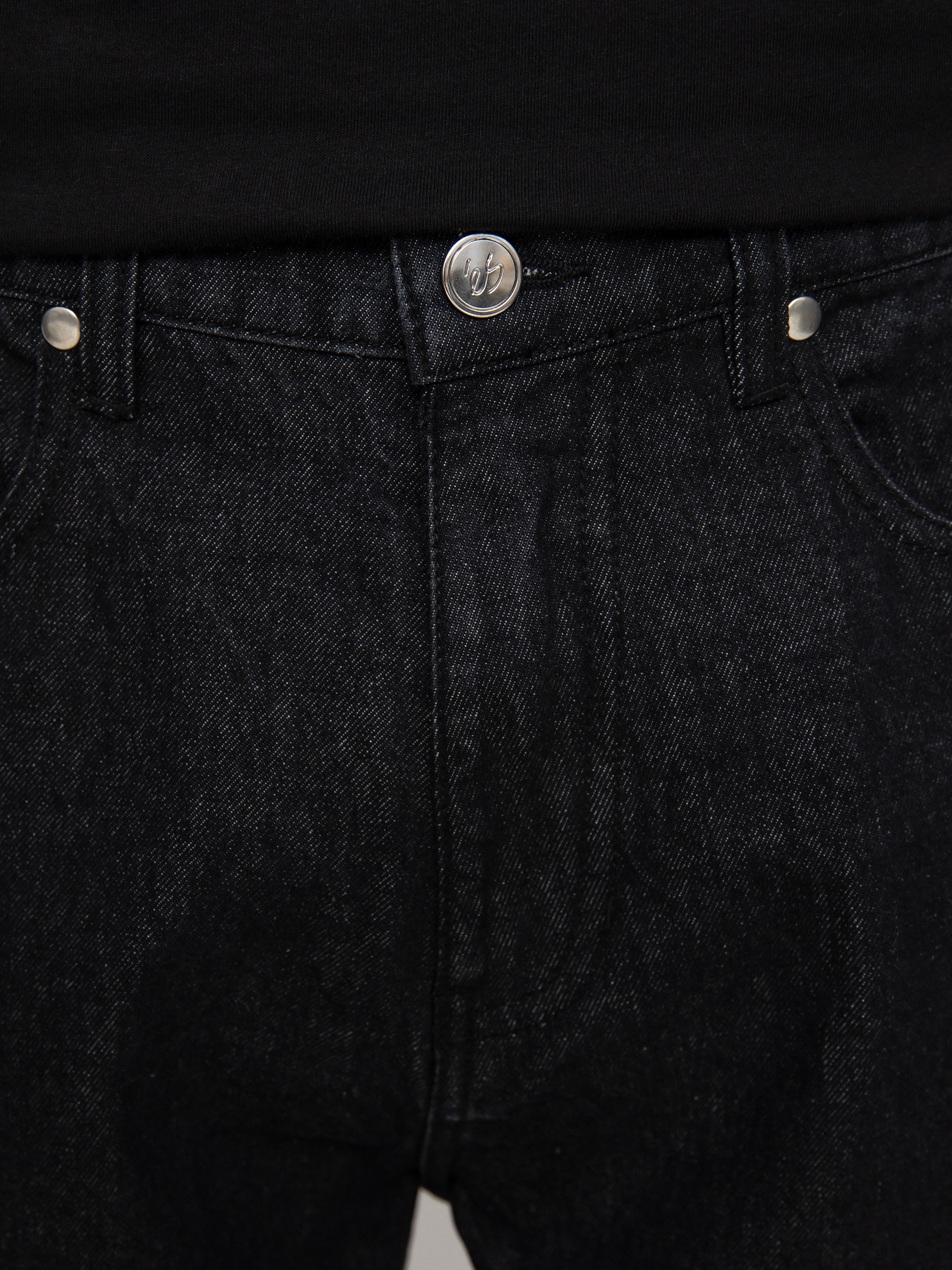 eS Baggy Denim Kisnadrág (black wash)