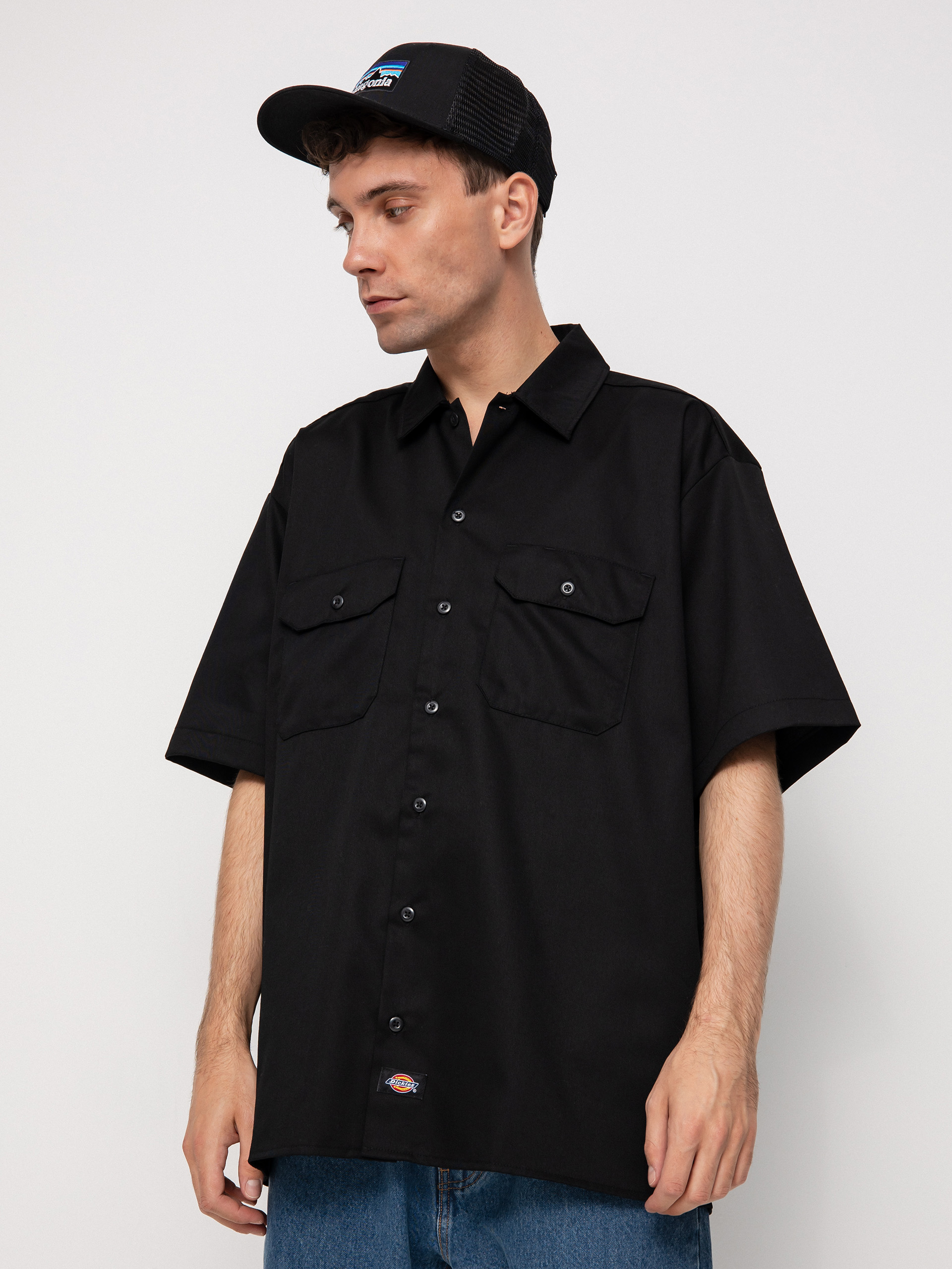 Dickies Work Shirt Ing (black)