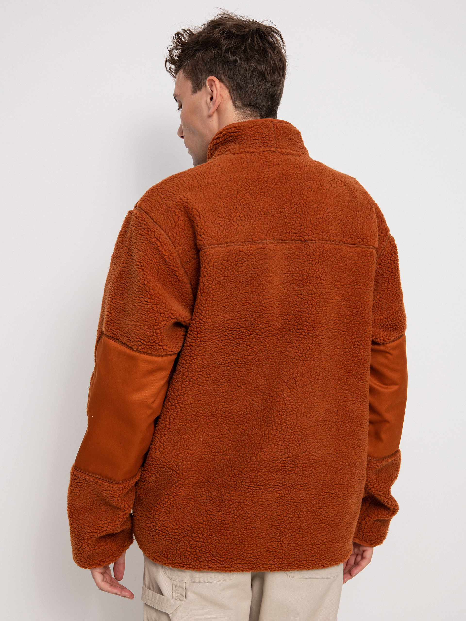 Férfi Dickies Red Chute Sherpa Polár pulóver (gingerbread)