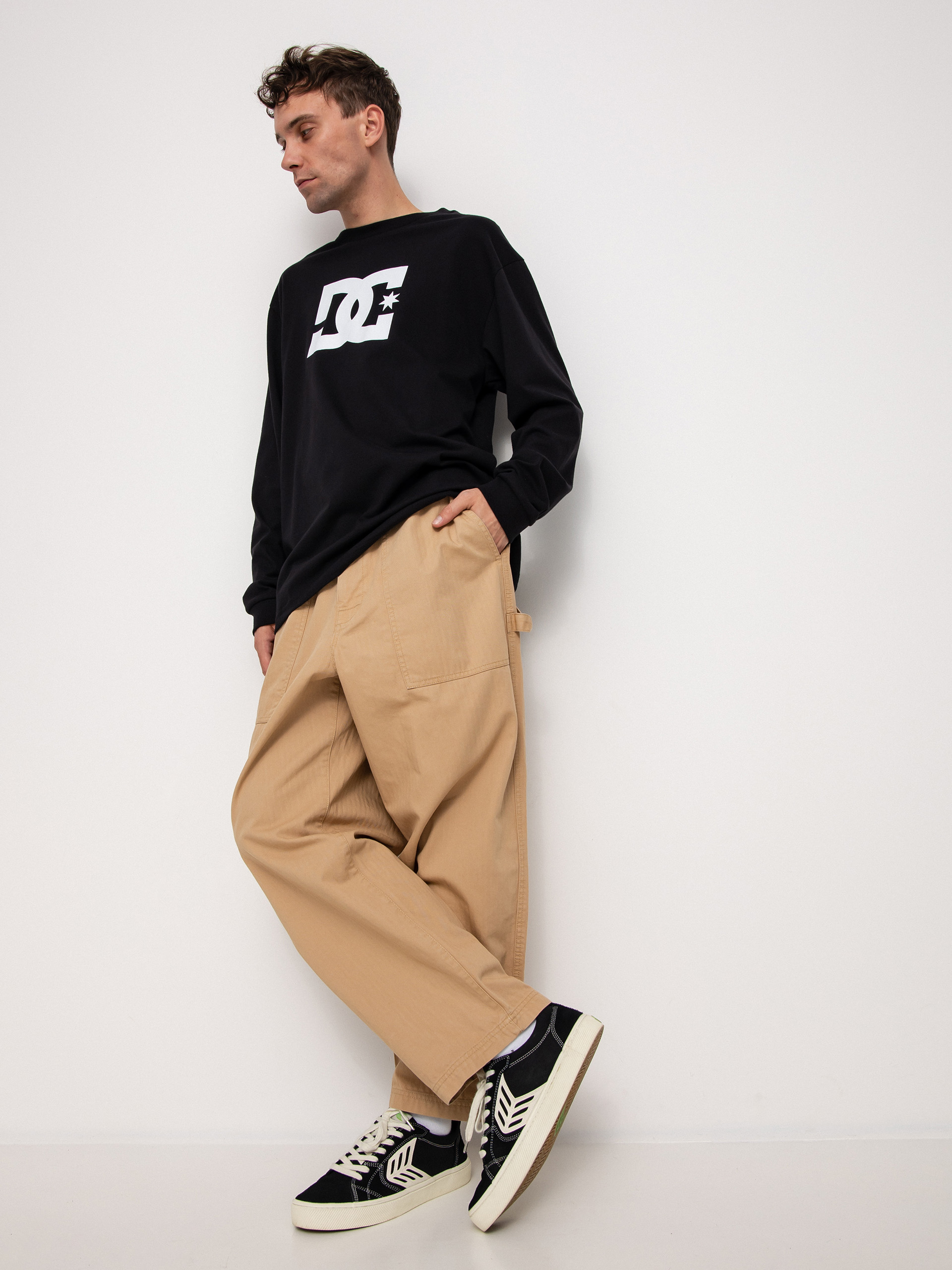 DC Star Hosszú ujjú felső (black)