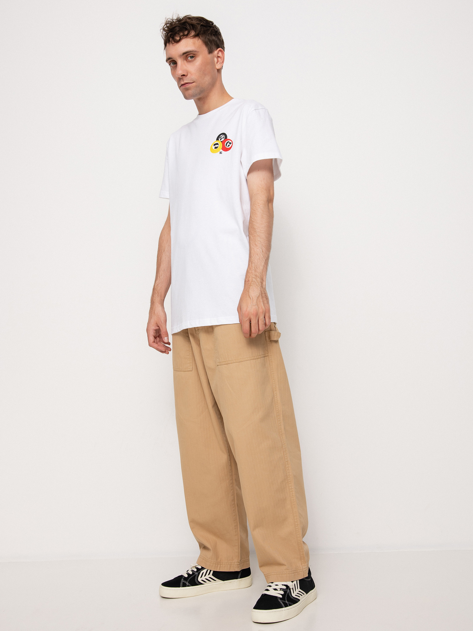 DC Corner Pocket póló (white)