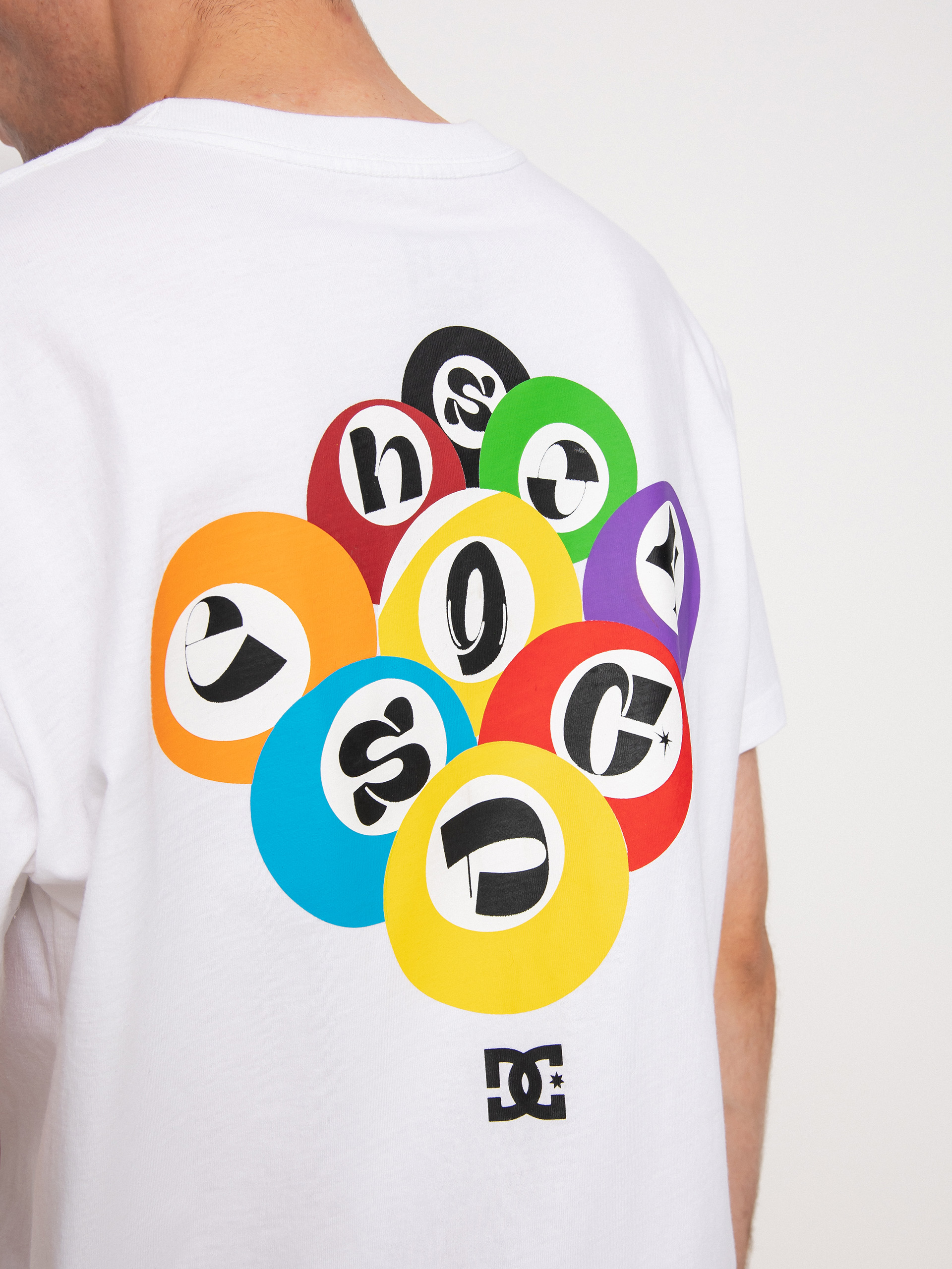 DC Corner Pocket póló (white)