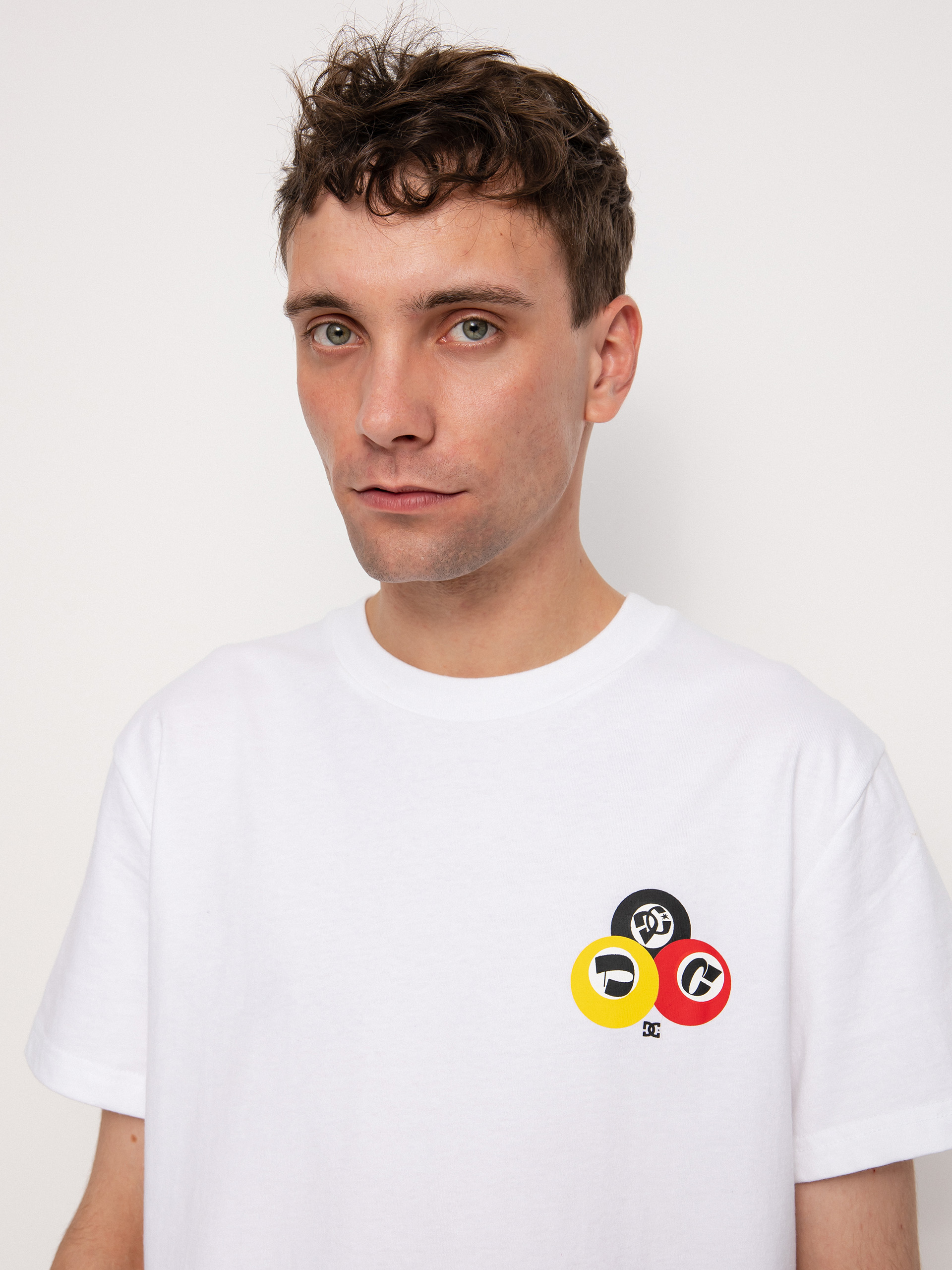 DC Corner Pocket póló (white)