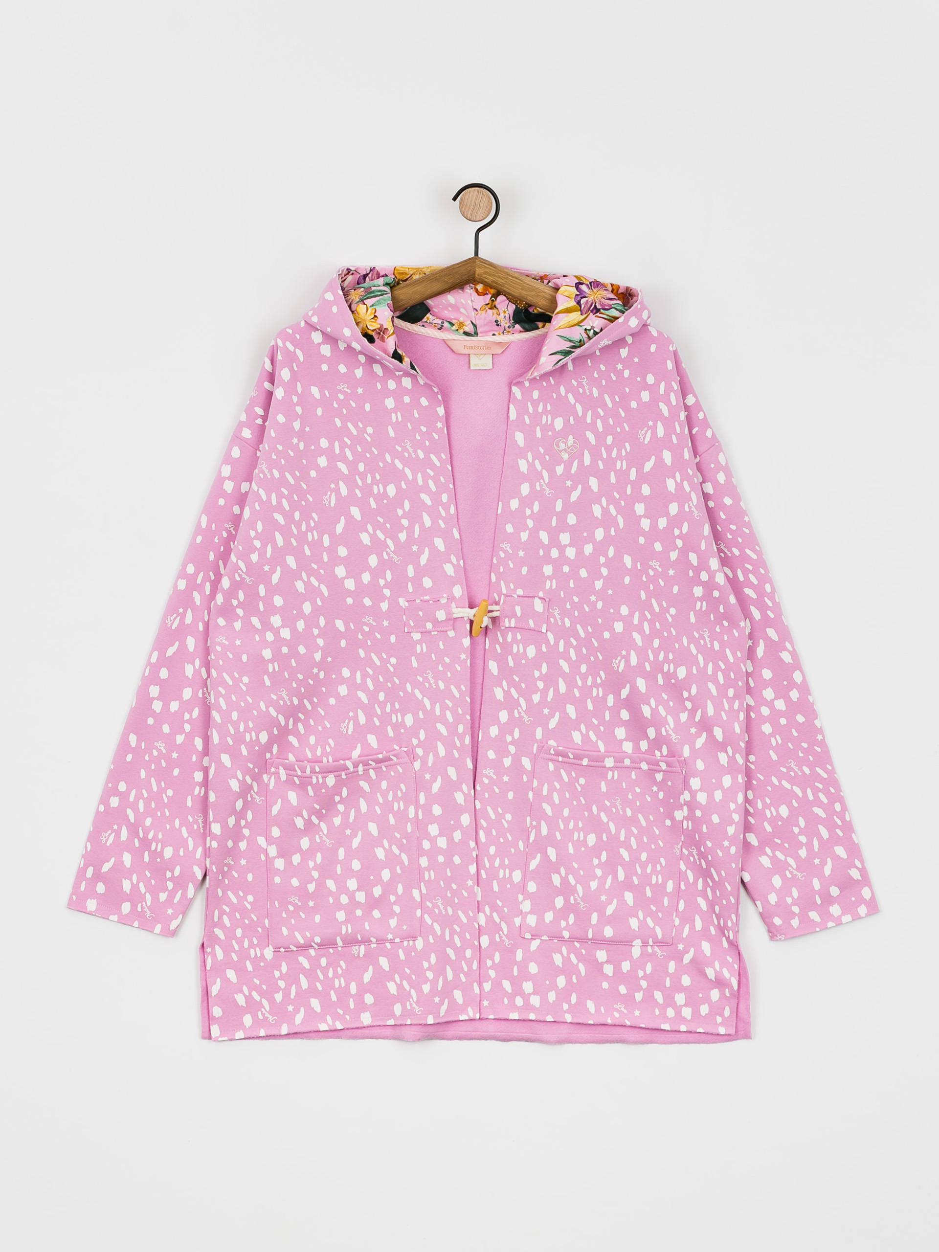 Femi Stories Lovin ZHD Kapucnis pulóver Wmn (pkd)